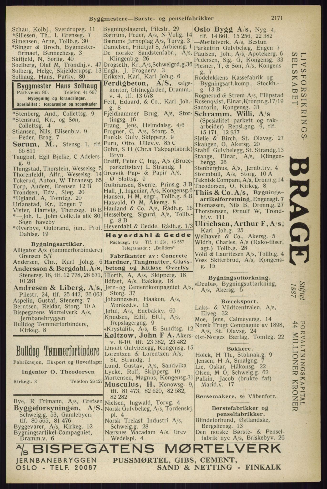 Kristiania/Oslo adressebok, PUBL/-, 1933, s. 2171