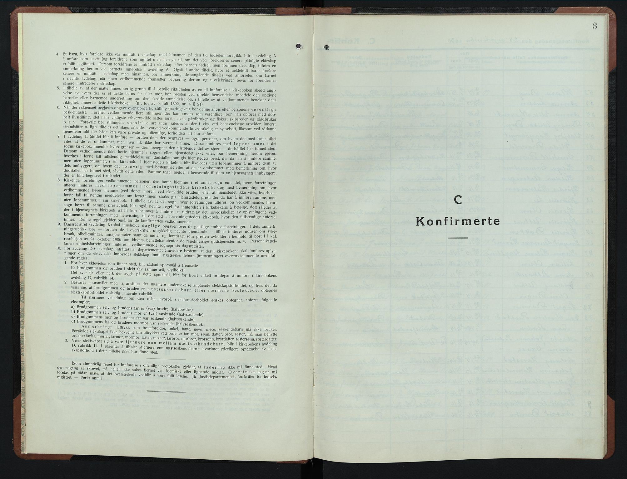 Elverum prestekontor, AV/SAH-PREST-044/H/Ha/Hab/L0016: Klokkerbok nr. 16, 1930-1953, s. 3