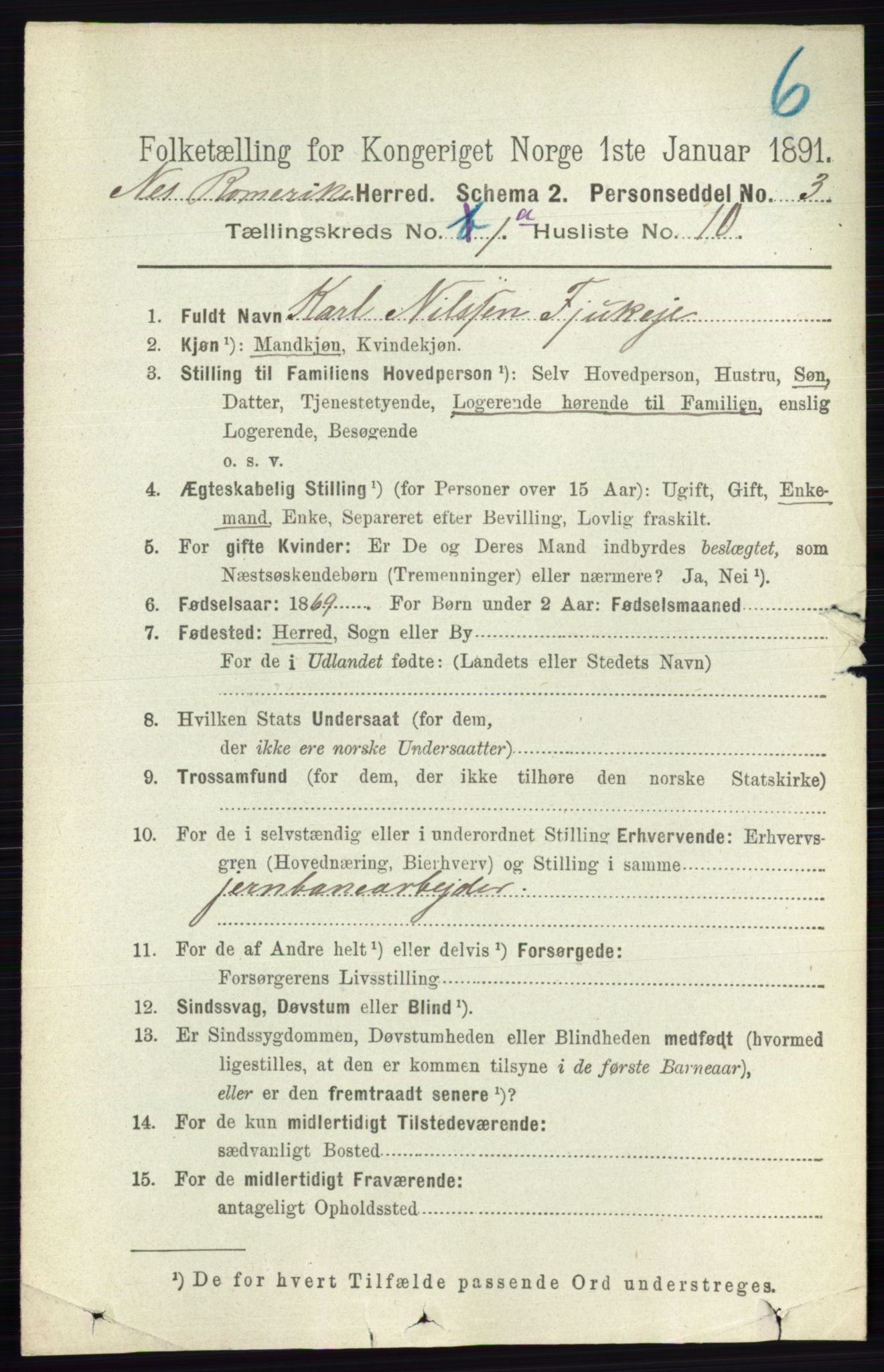RA, Folketelling 1891 for 0236 Nes herred, 1891, s. 171