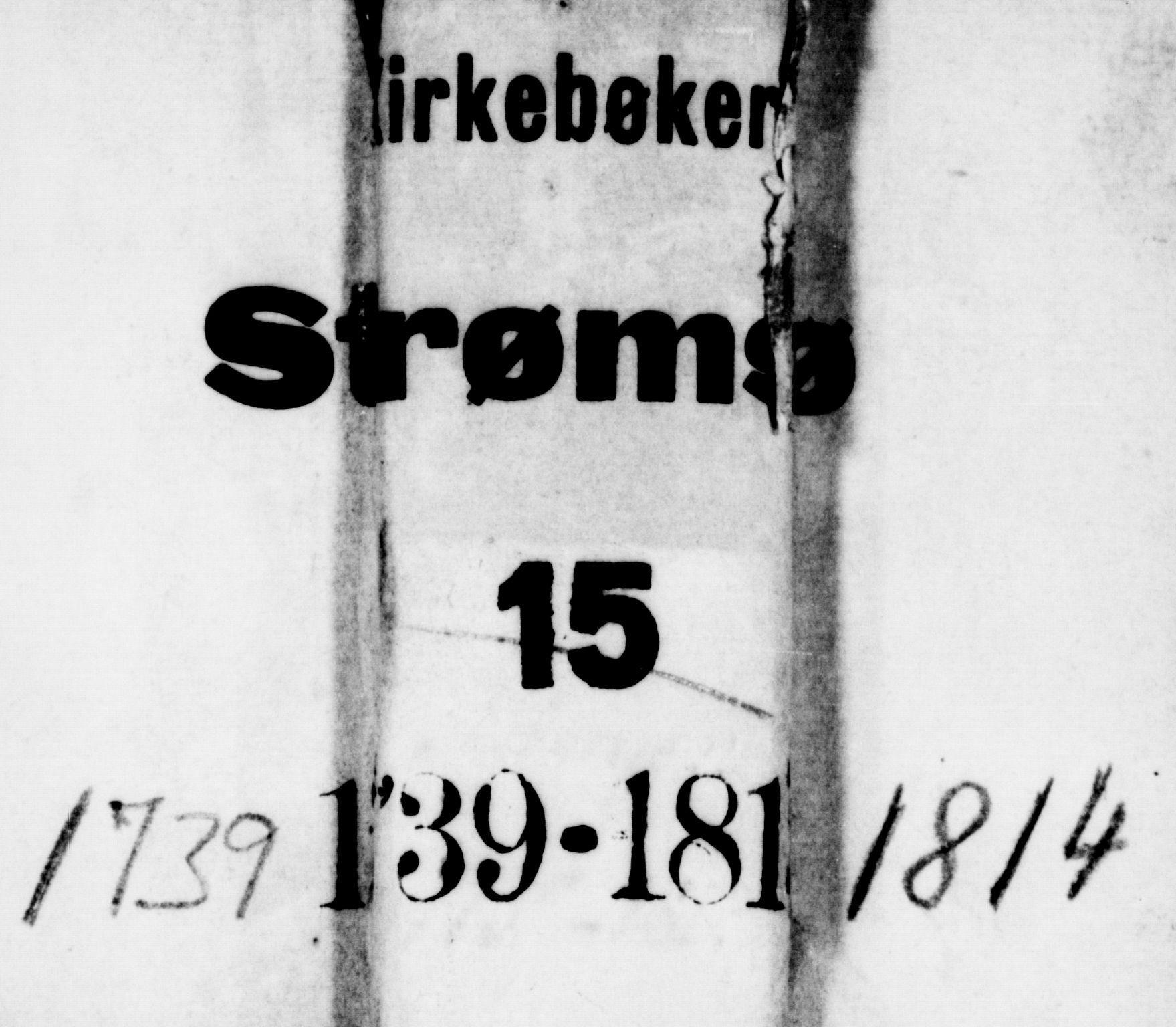 Strømsø kirkebøker, AV/SAKO-A-246/F/Fb/L0002: Ministerialbok nr. II 2, 1739-1814