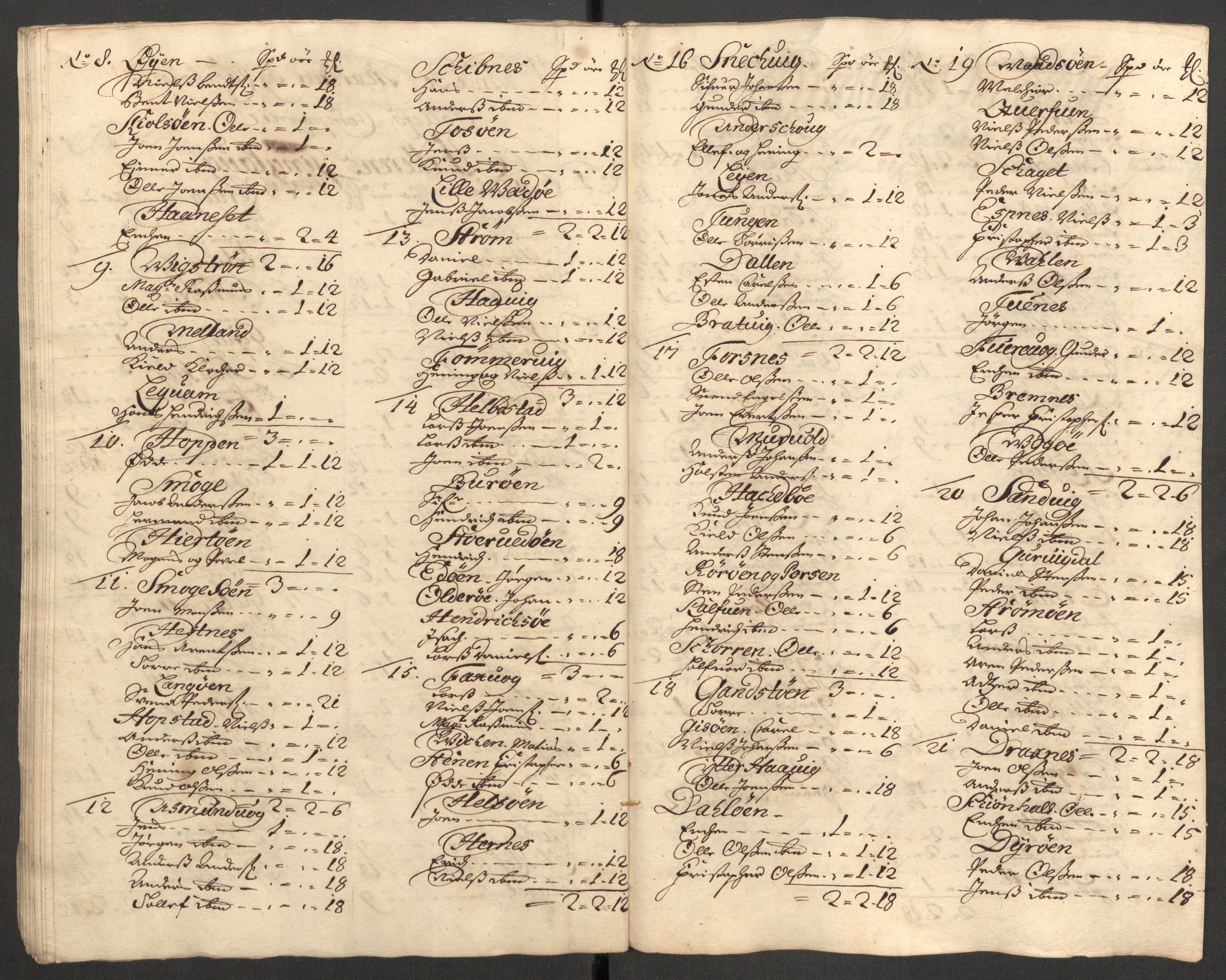 Rentekammeret inntil 1814, Reviderte regnskaper, Fogderegnskap, RA/EA-4092/R57/L3856: Fogderegnskap Fosen, 1704-1705, s. 129