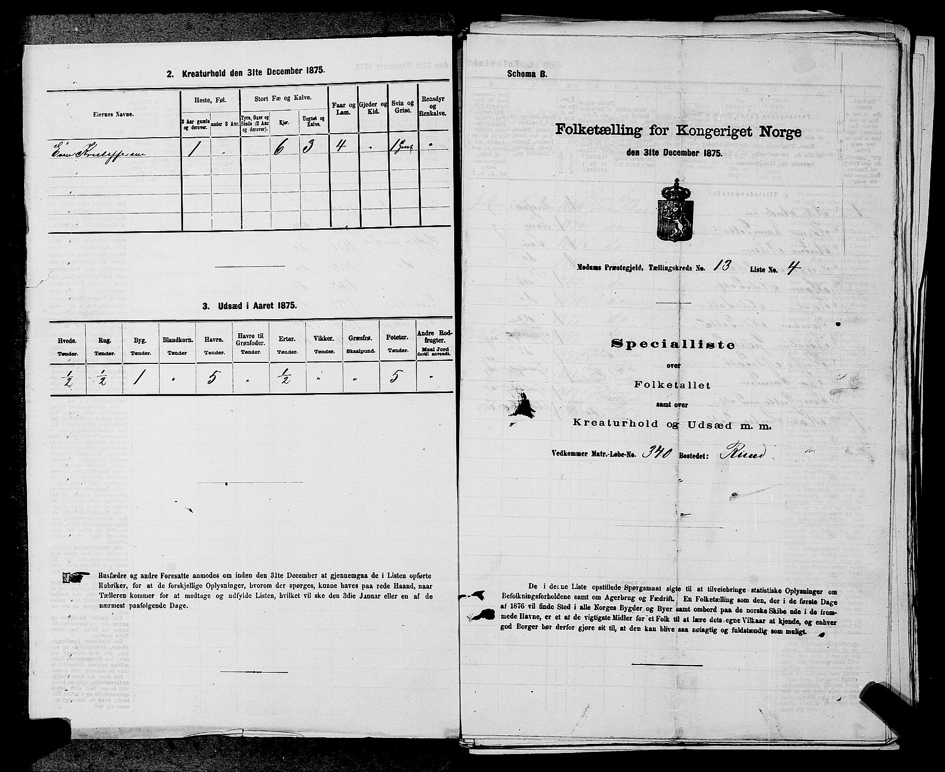 SAKO, Folketelling 1875 for 0623P Modum prestegjeld, 1875, s. 1634