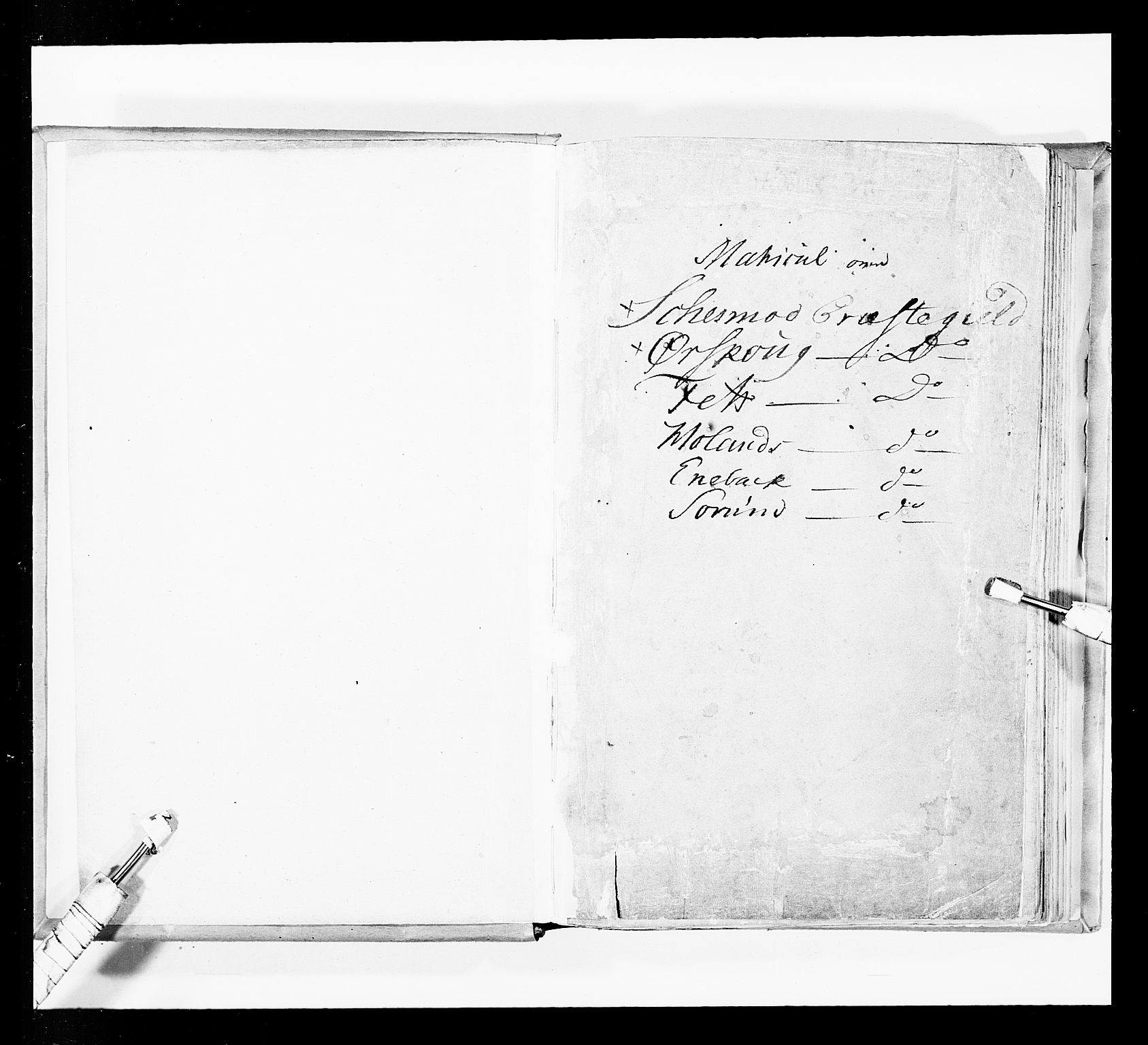 Stattholderembetet 1572-1771, AV/RA-EA-2870/Ek/L0035/0001: Jordebøker 1662-1720: / Matrikkel for Nedre Romerike, 1695, s. 1a