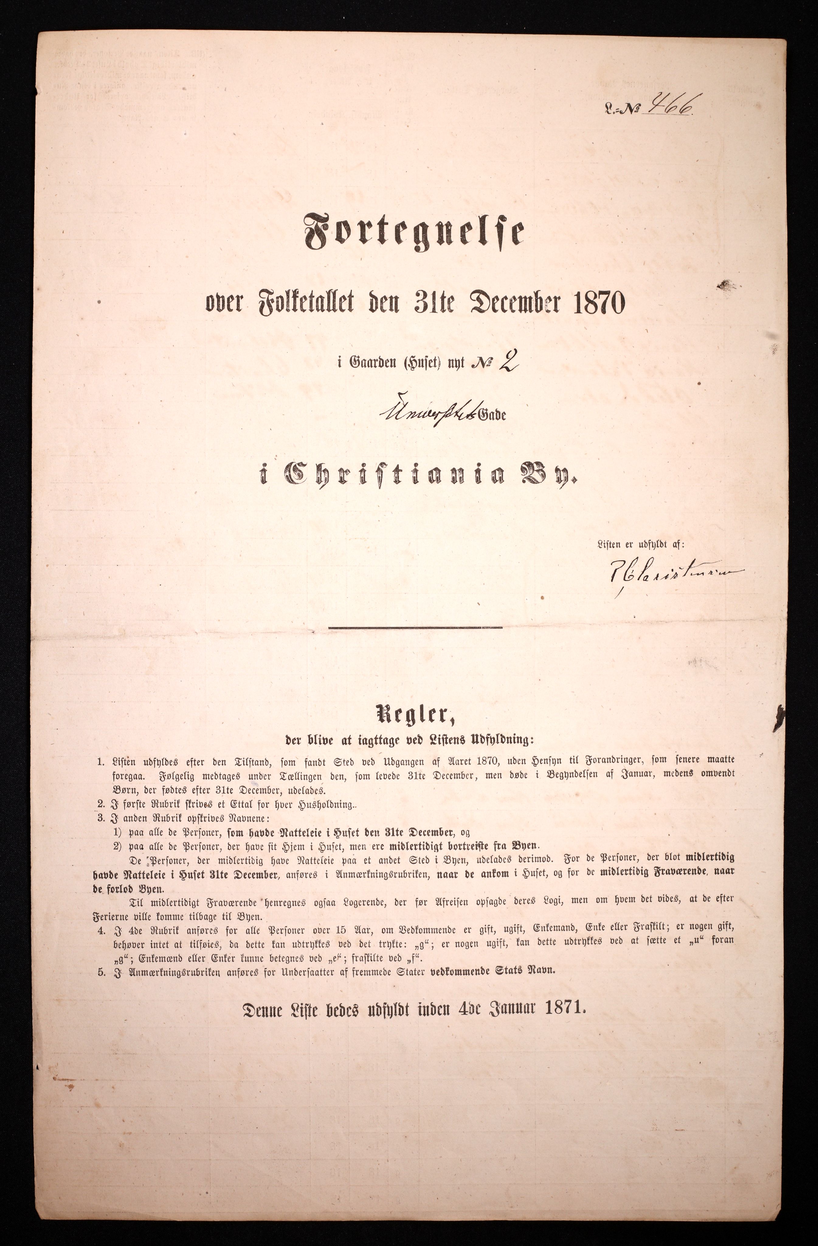 RA, Folketelling 1870 for 0301 Kristiania kjøpstad, 1870, s. 4514