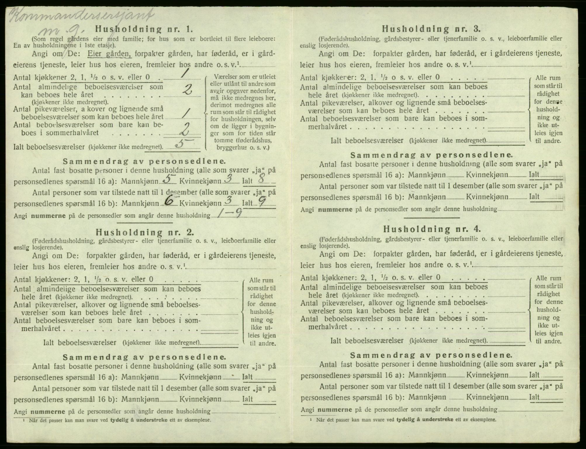 SAB, Folketelling 1920 for 1211 Etne herred, 1920, s. 876