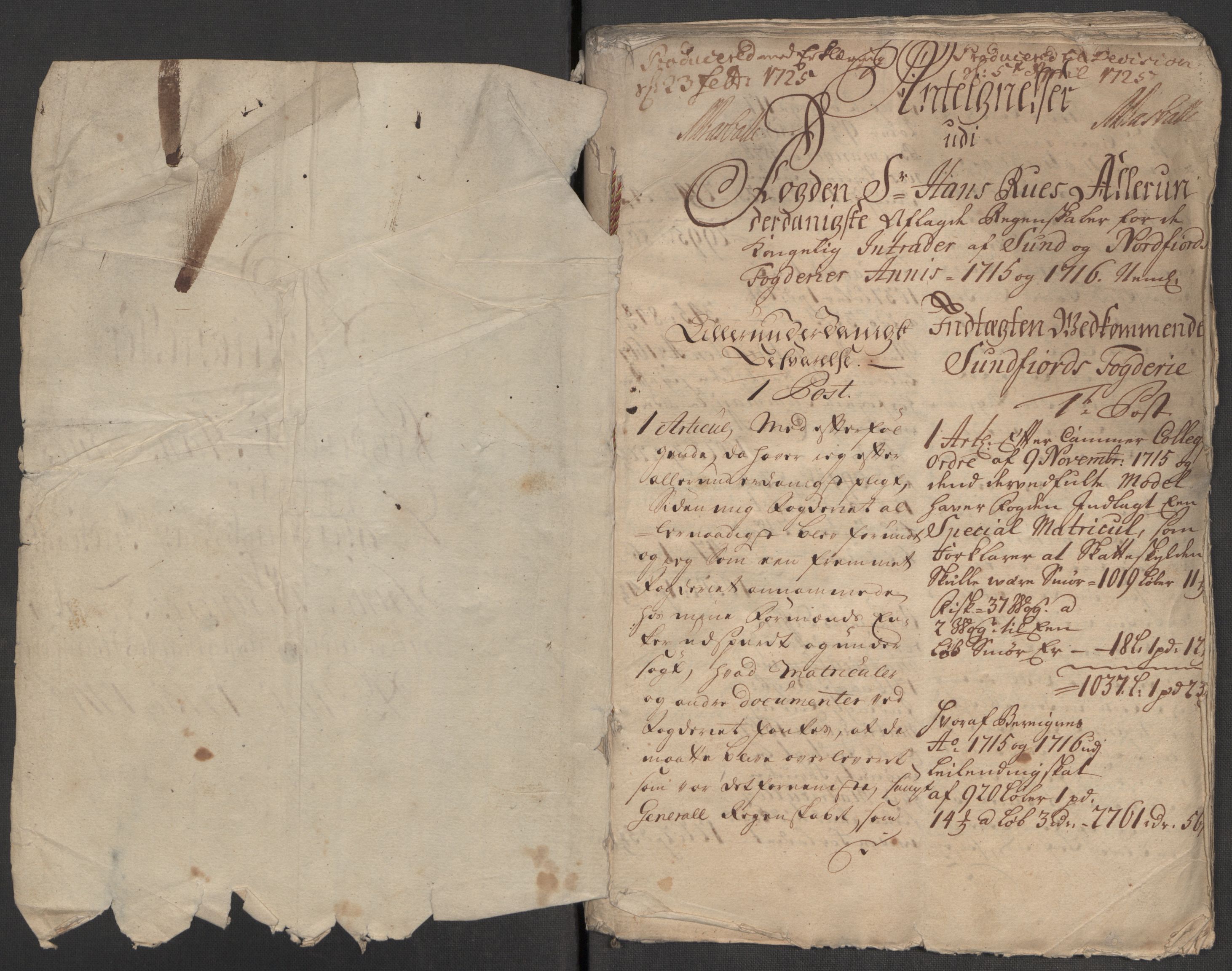 Rentekammeret inntil 1814, Reviderte regnskaper, Fogderegnskap, AV/RA-EA-4092/R53/L3440: Fogderegnskap Sunn- og Nordfjord, 1716, s. 186