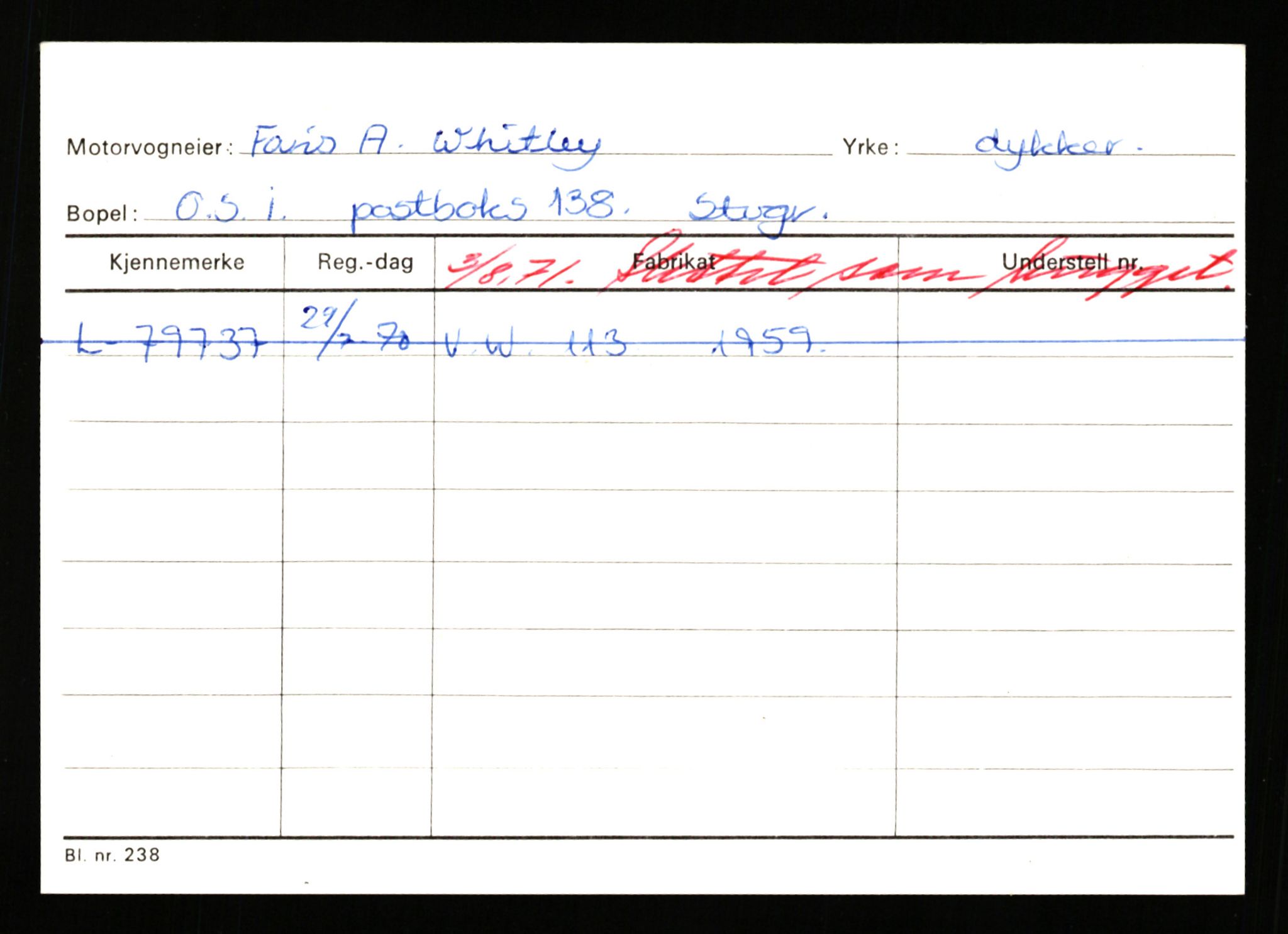 Stavanger trafikkstasjon, AV/SAST-A-101942/0/H/L0042: Vaulen - Vistnes, 1930-1971, s. 1319