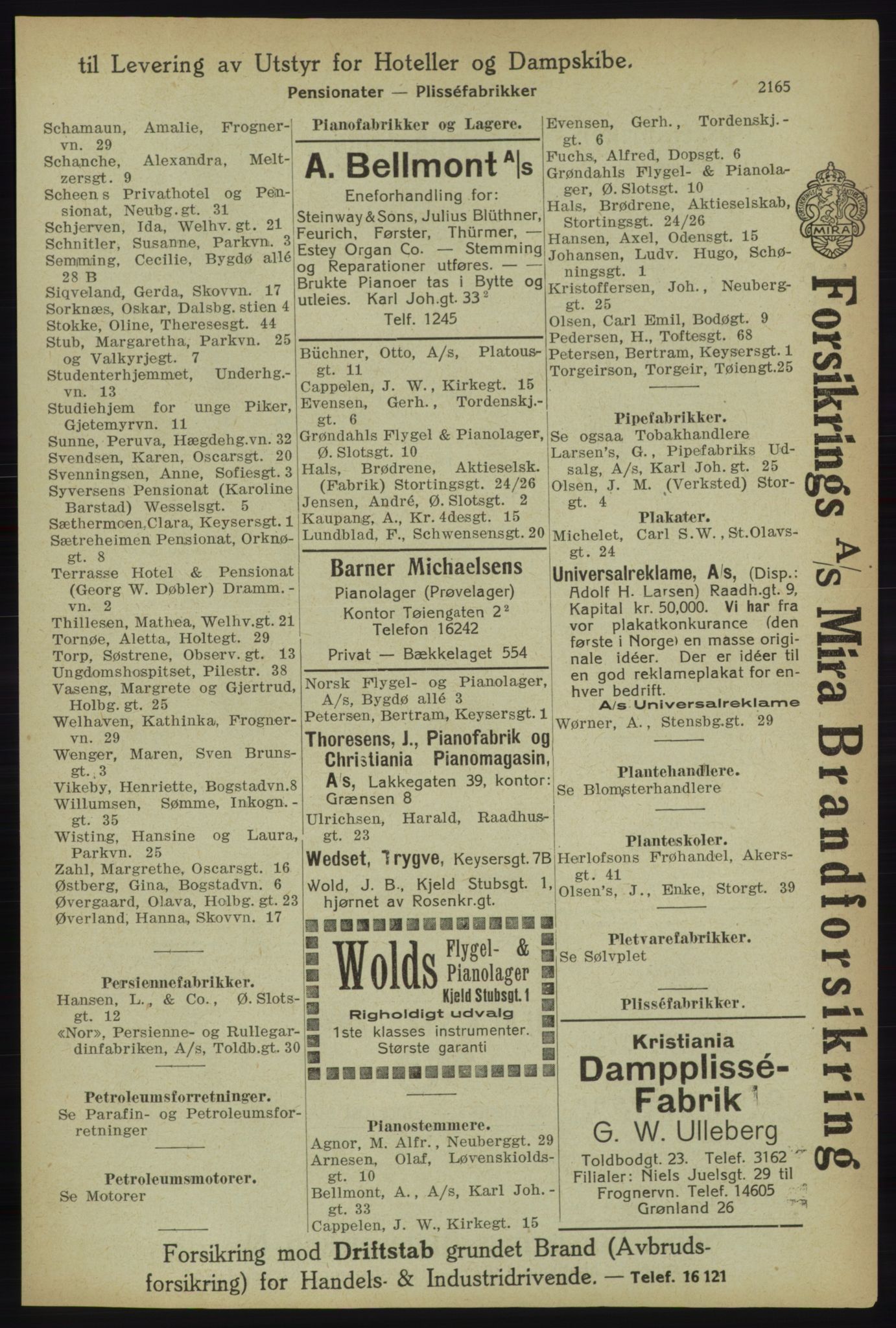 Kristiania/Oslo adressebok, PUBL/-, 1918, s. 2318