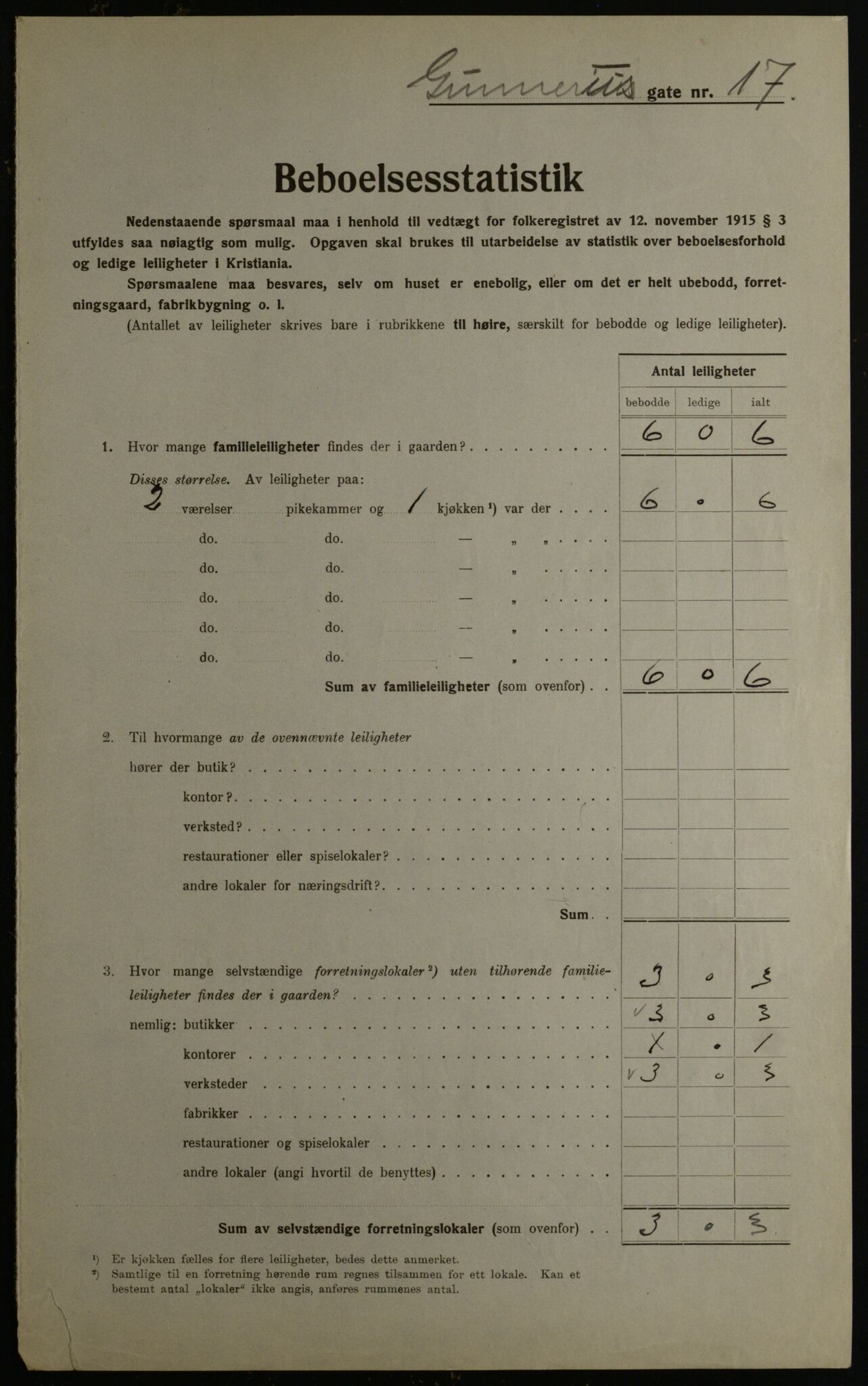 OBA, Kommunal folketelling 1.12.1923 for Kristiania, 1923, s. 6203