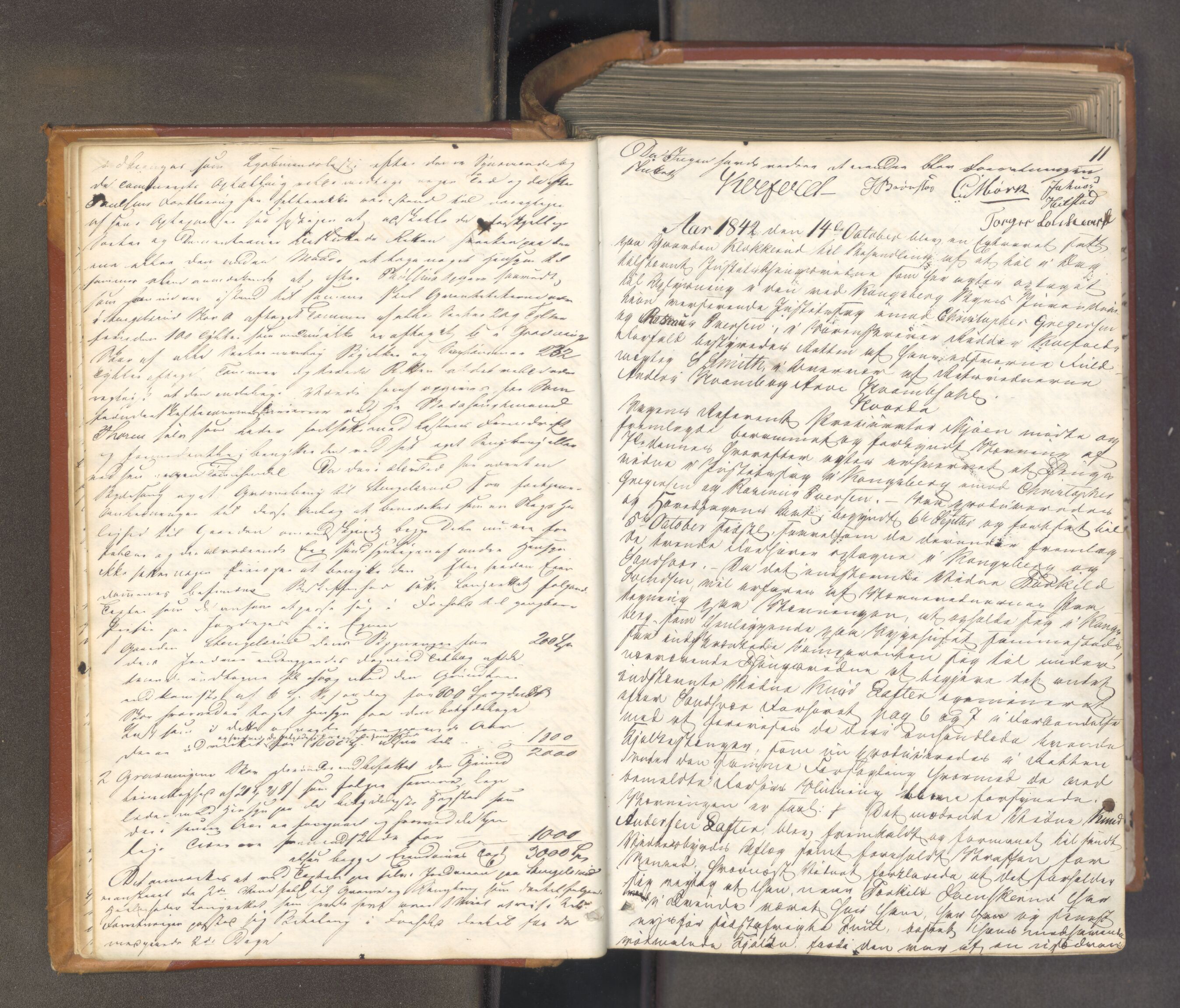 Numedal og Sandsvær sorenskriveri, AV/SAKO-A-128/F/Fa/Faa/L0104: Tingbok for Sandsvær, 1842-1849