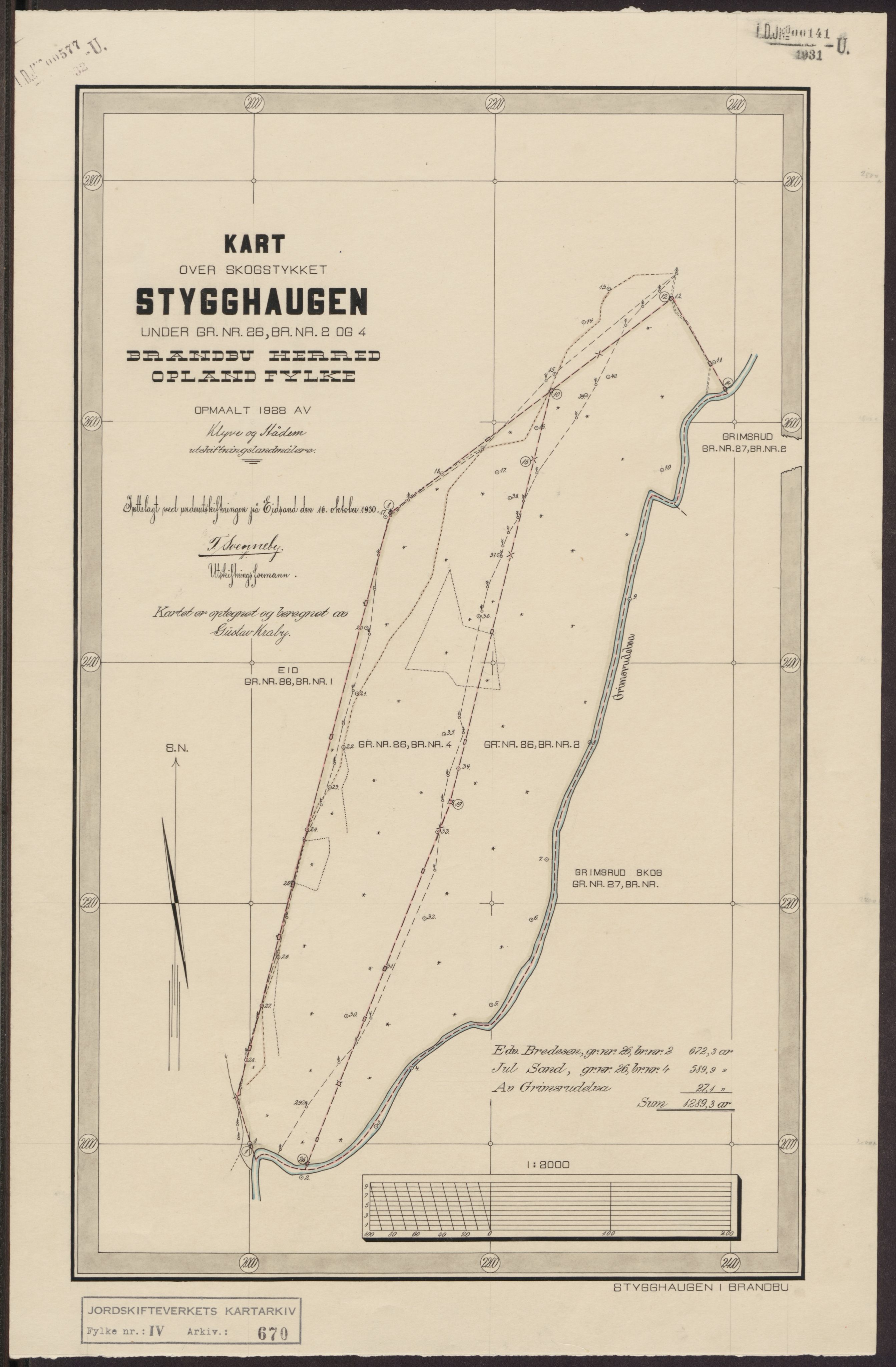 Jordskifteverkets kartarkiv, AV/RA-S-3929/T, 1859-1988, s. 850