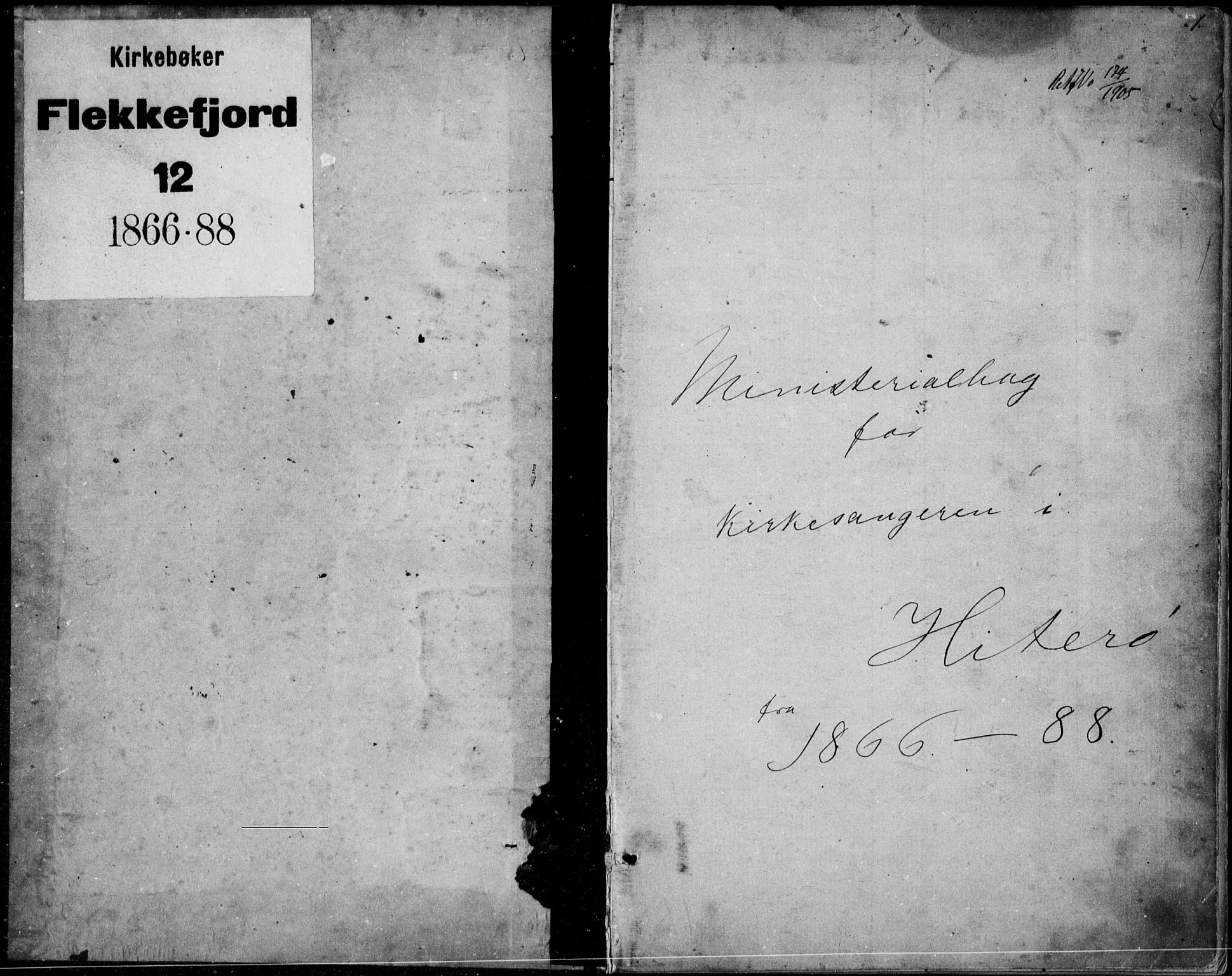Flekkefjord sokneprestkontor, SAK/1111-0012/F/Fb/Fbb/L0003: Klokkerbok nr. B 3, 1867-1889