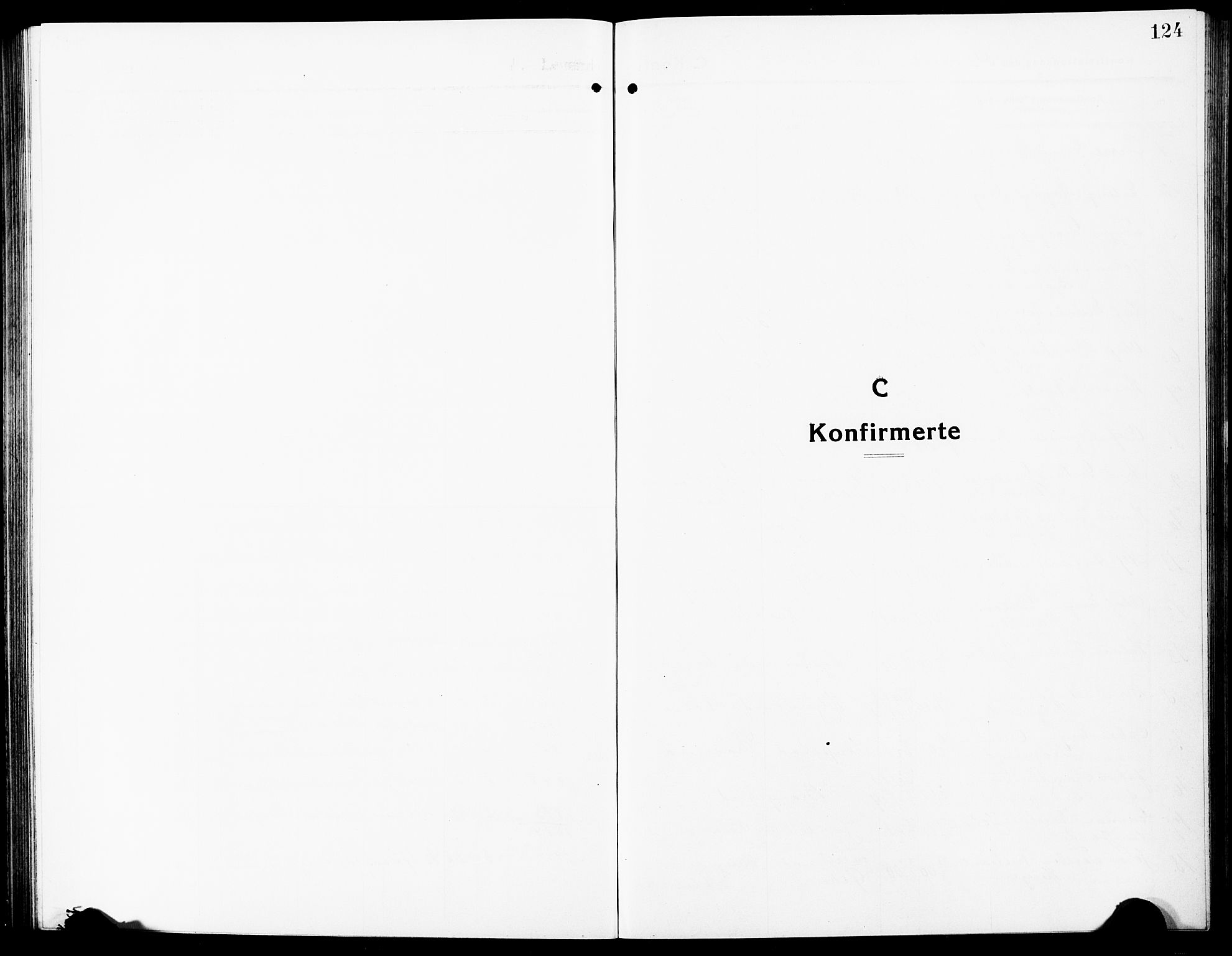 Høland prestekontor Kirkebøker, SAO/A-10346a/G/Ga/L0008: Klokkerbok nr. I 8, 1915-1929, s. 124