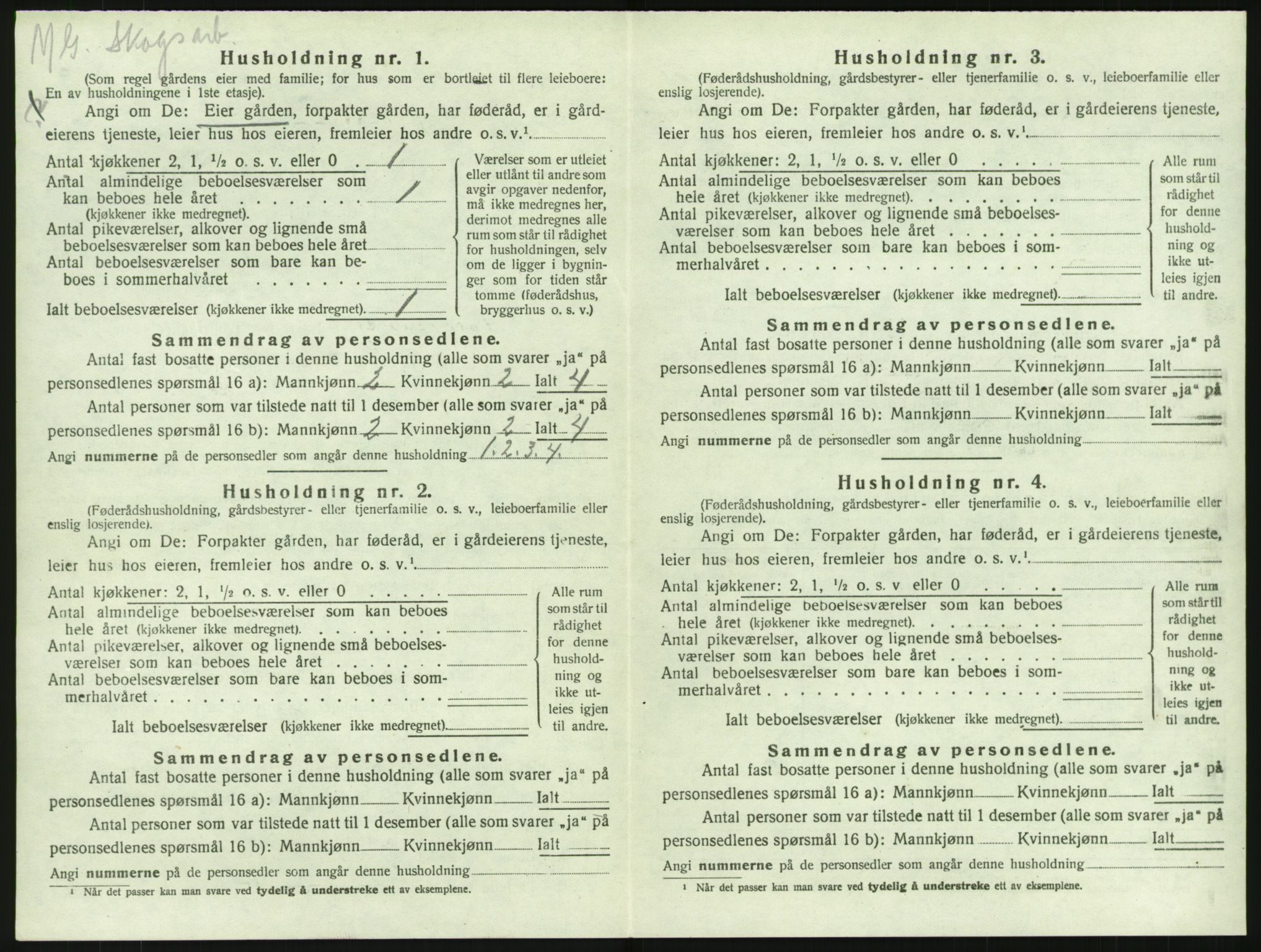 SAKO, Folketelling 1920 for 0728 Lardal herred, 1920, s. 834