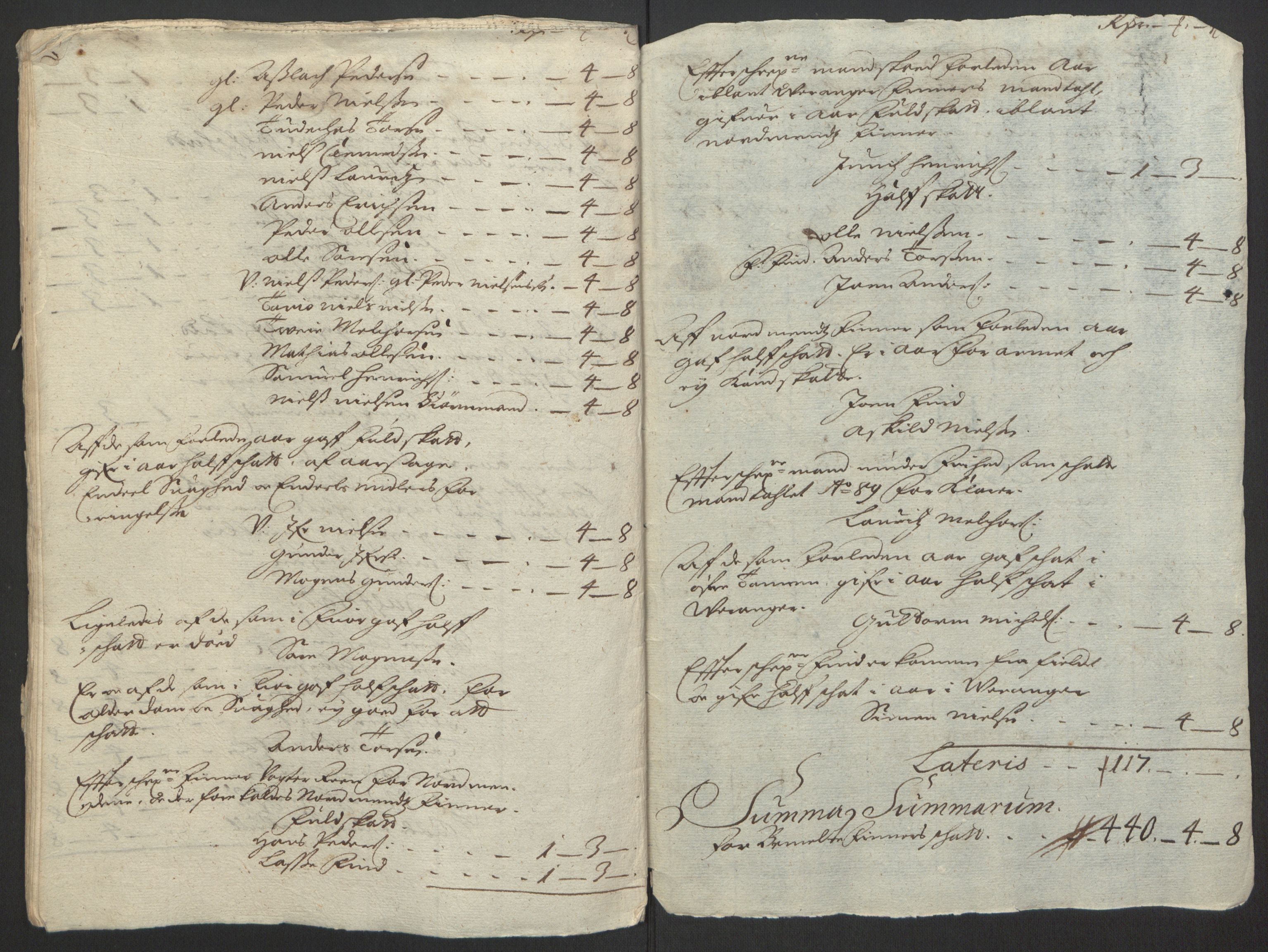 Rentekammeret inntil 1814, Reviderte regnskaper, Fogderegnskap, RA/EA-4092/R69/L4851: Fogderegnskap Finnmark/Vardøhus, 1691-1700, s. 22