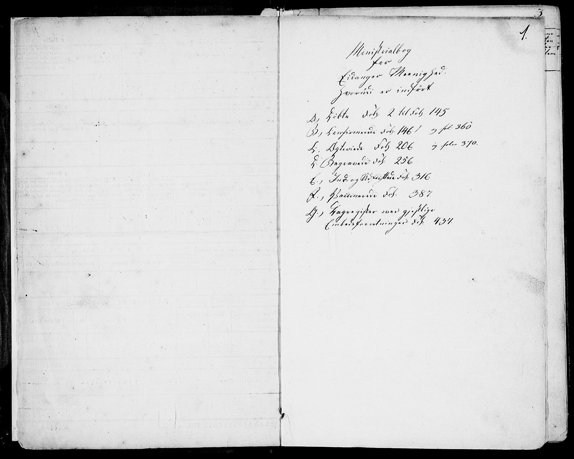 Eidanger kirkebøker, SAKO/A-261/F/Fa/L0008: Ministerialbok nr. 8, 1831-1858, s. 1