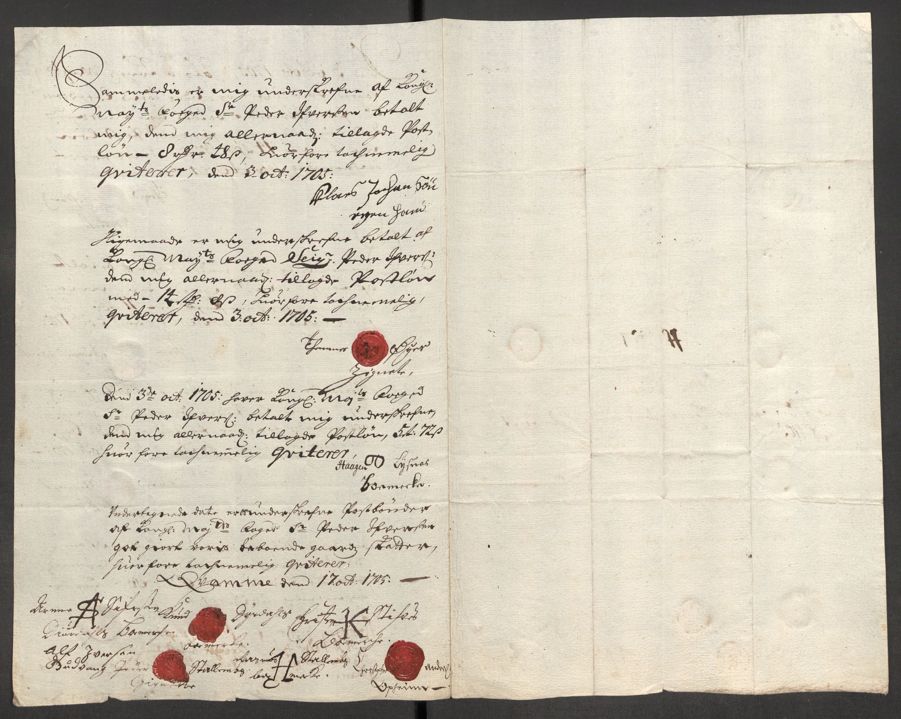 Rentekammeret inntil 1814, Reviderte regnskaper, Fogderegnskap, RA/EA-4092/R52/L3314: Fogderegnskap Sogn, 1705-1707, s. 161