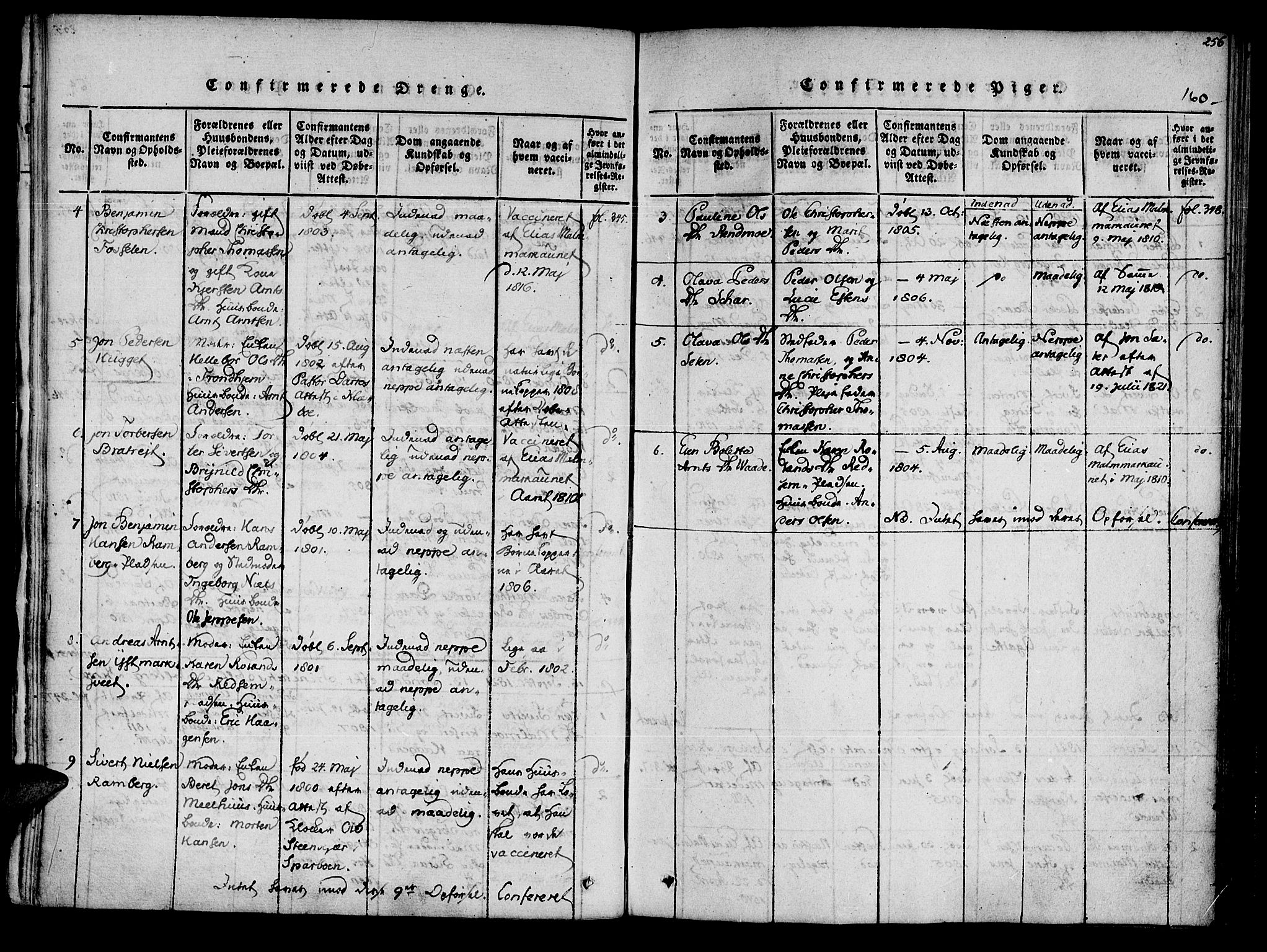 Ministerialprotokoller, klokkerbøker og fødselsregistre - Nord-Trøndelag, SAT/A-1458/741/L0387: Ministerialbok nr. 741A03 /2, 1817-1822, s. 160