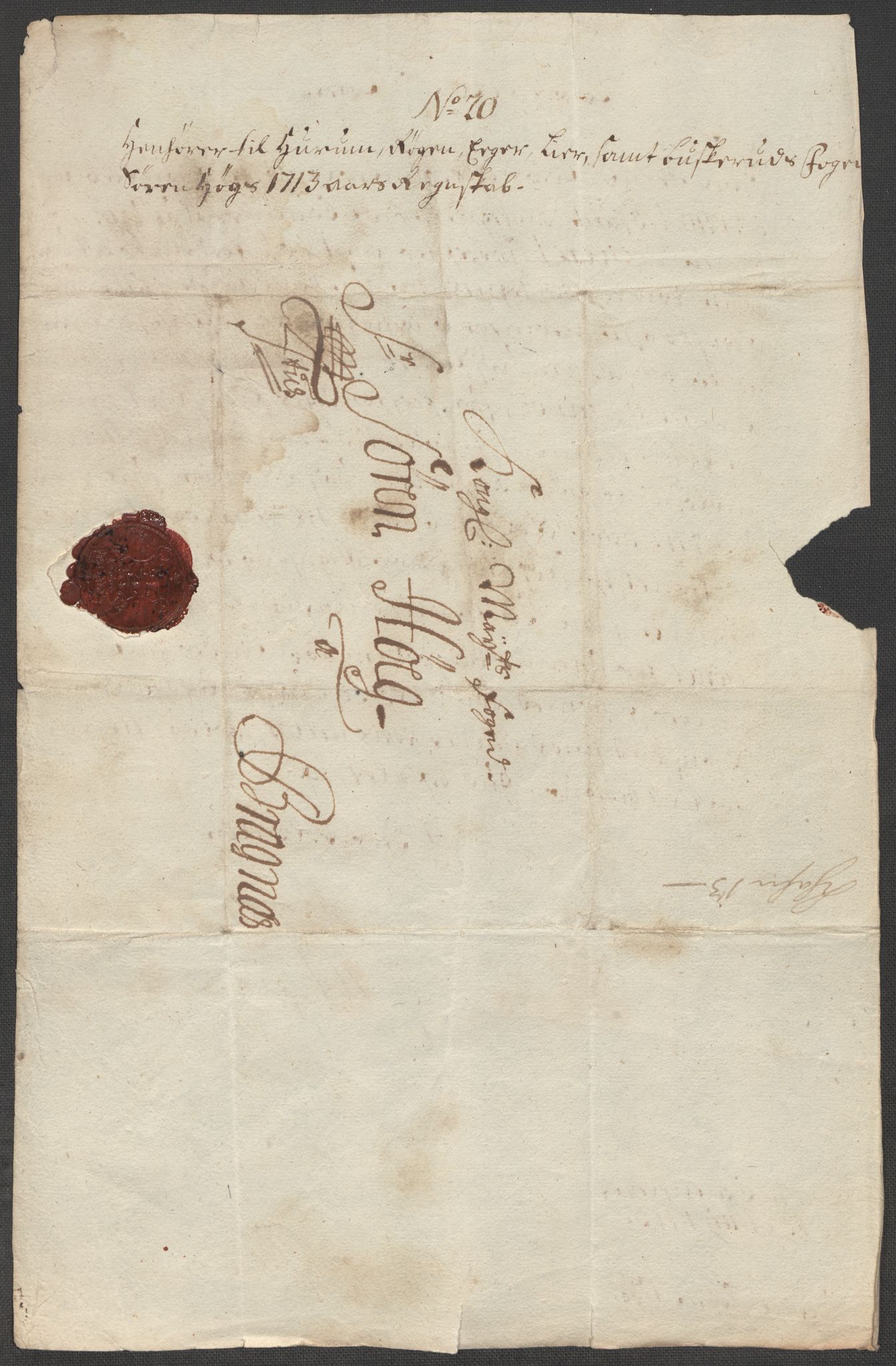 Rentekammeret inntil 1814, Reviderte regnskaper, Fogderegnskap, RA/EA-4092/R31/L1708: Fogderegnskap Hurum, Røyken, Eiker, Lier og Buskerud, 1713, s. 355