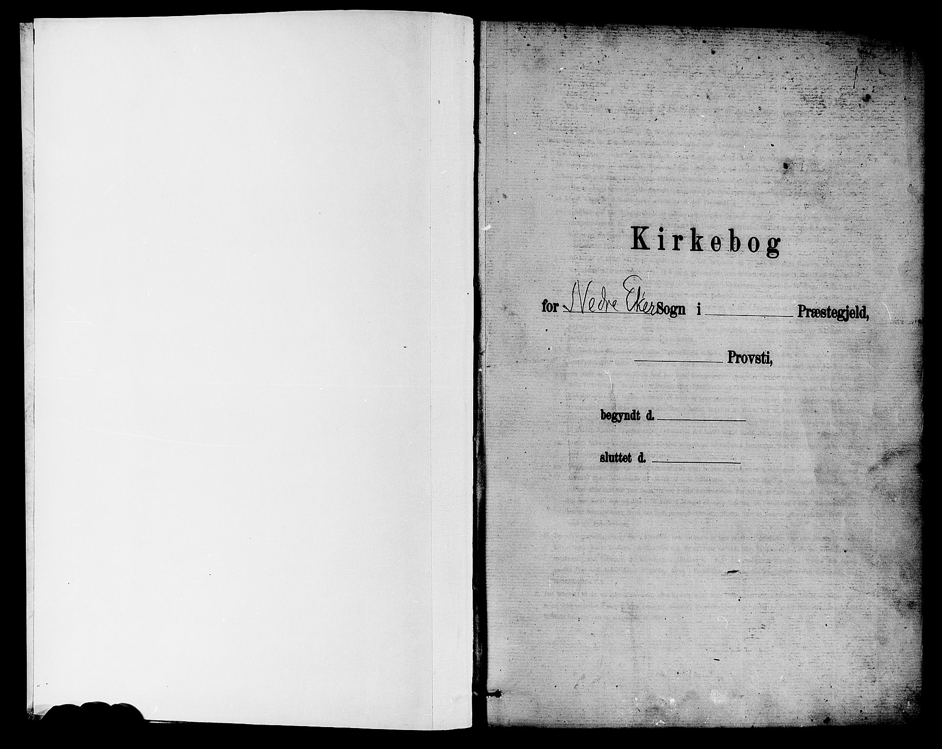Nedre Eiker kirkebøker, SAKO/A-612/F/Fa/L0001: Ministerialbok nr. 1, 1853-1877