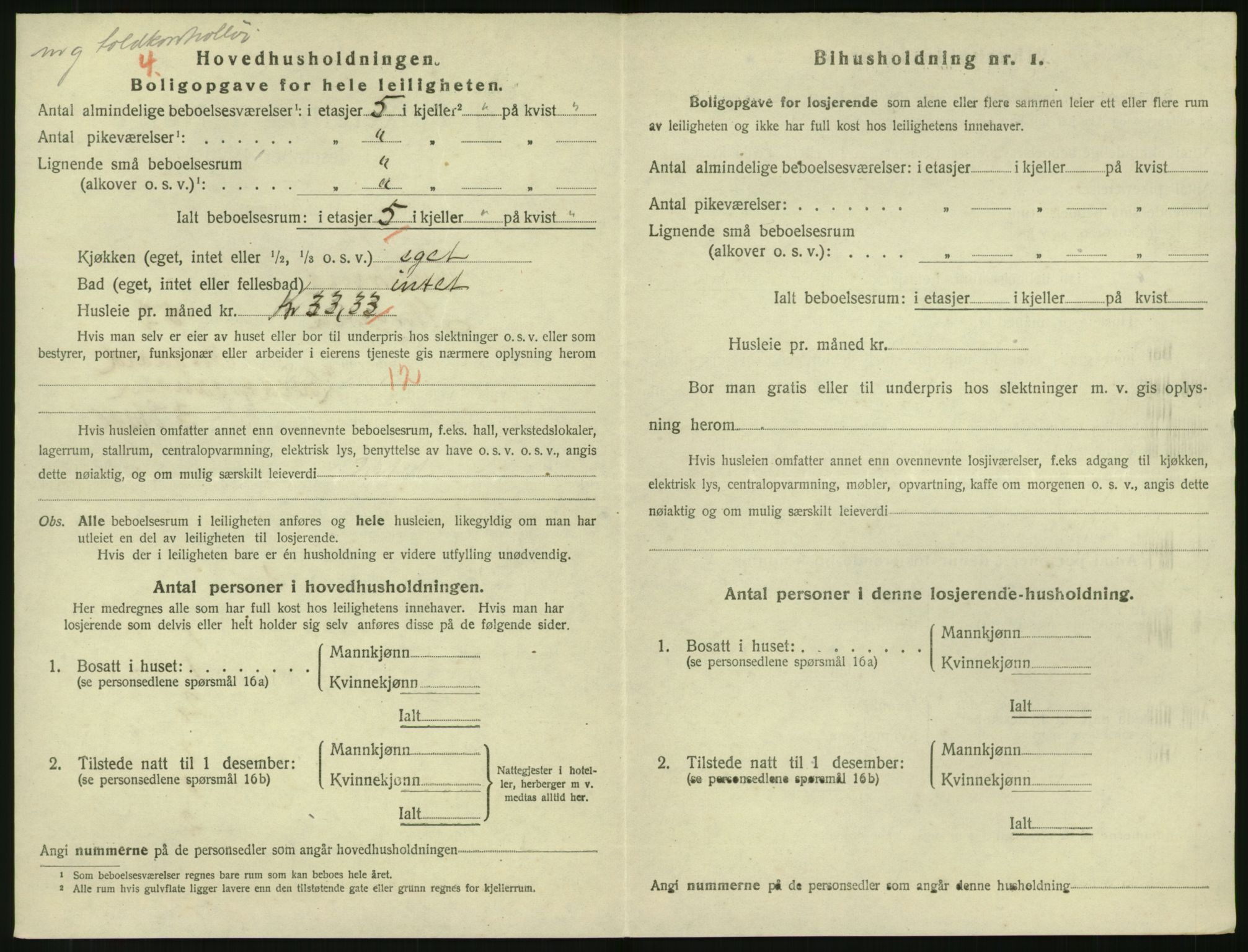 SAK, Folketelling 1920 for 0902 Tvedestrand ladested, 1920, s. 872