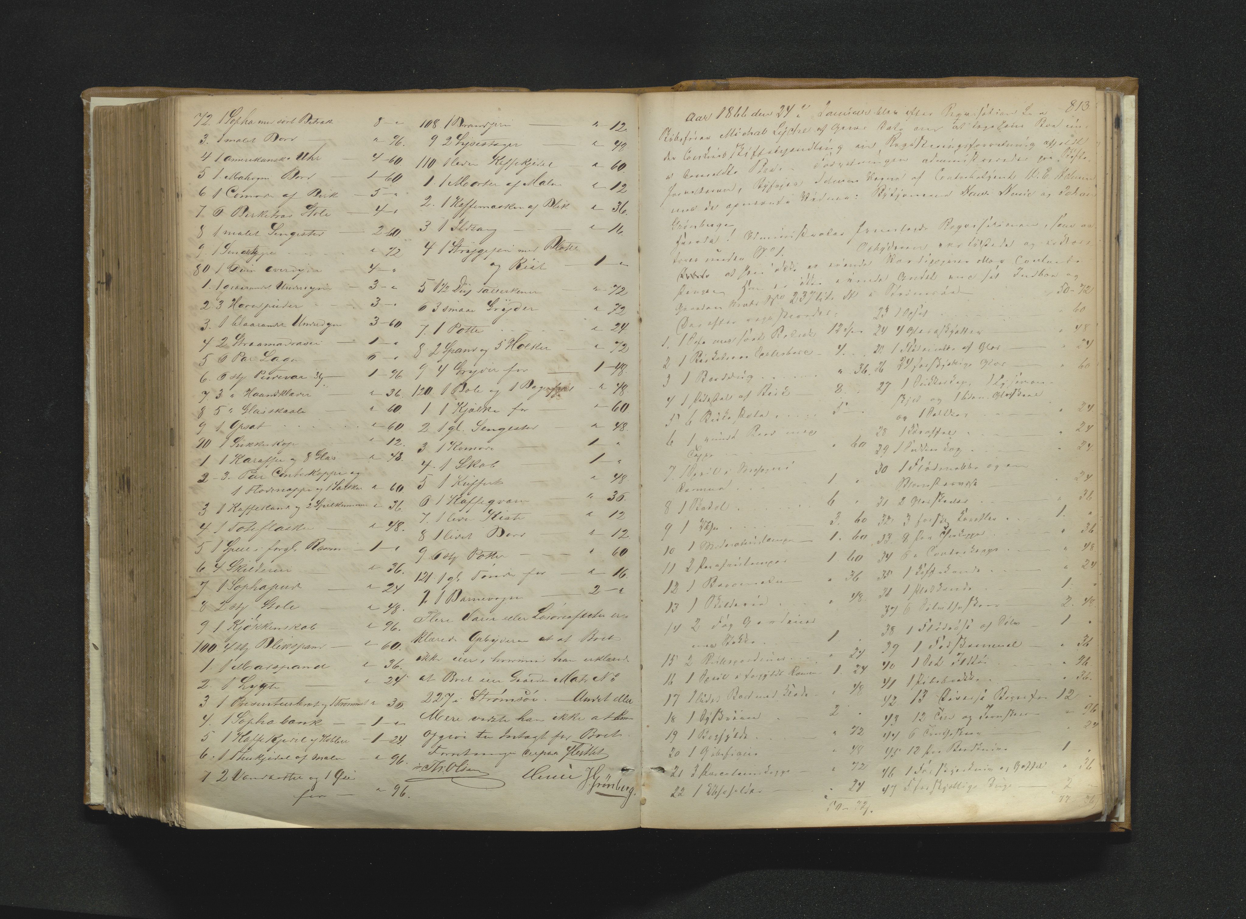 Drammen byfogd, AV/SAKO-A-222/H/Hb/Hbb/L0001: Registreringsprotokoll., 1857-1867