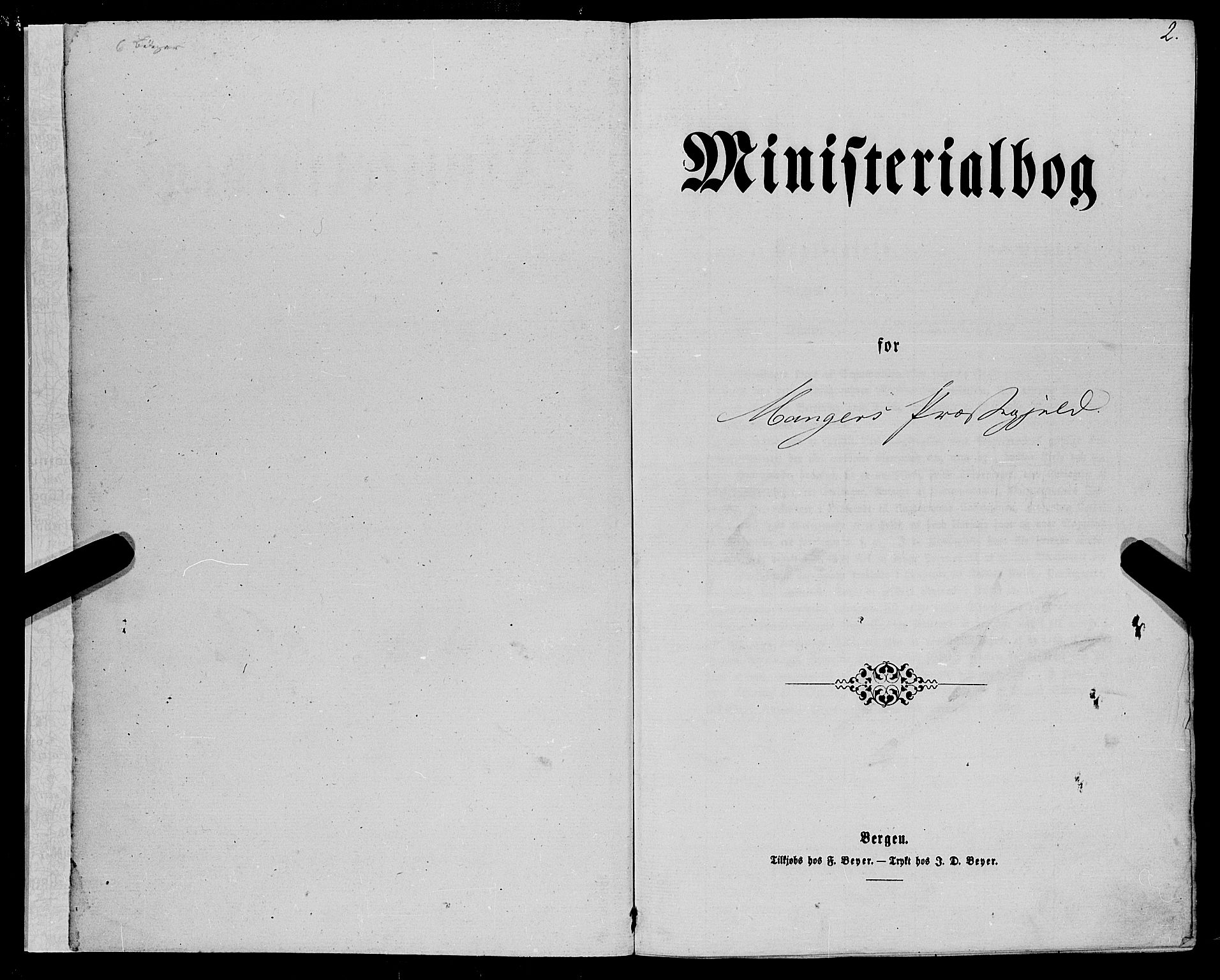 Manger sokneprestembete, SAB/A-76801/H/Haa: Ministerialbok nr. A 7, 1860-1870