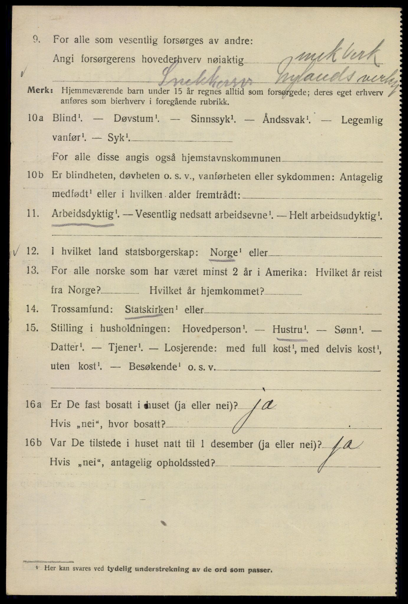 SAO, Folketelling 1920 for 0301 Kristiania kjøpstad, 1920, s. 493874