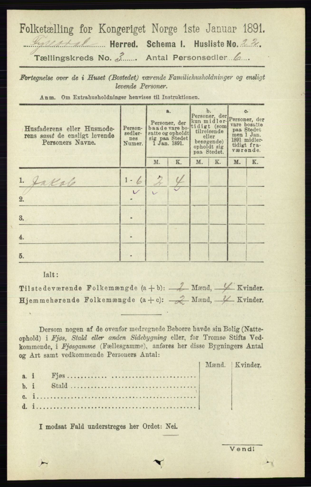 RA, Folketelling 1891 for 0831 Fyresdal herred, 1891, s. 556