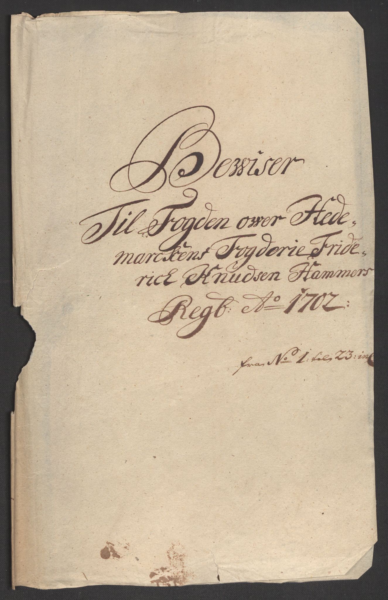 Rentekammeret inntil 1814, Reviderte regnskaper, Fogderegnskap, RA/EA-4092/R16/L1040: Fogderegnskap Hedmark, 1701-1702, s. 223