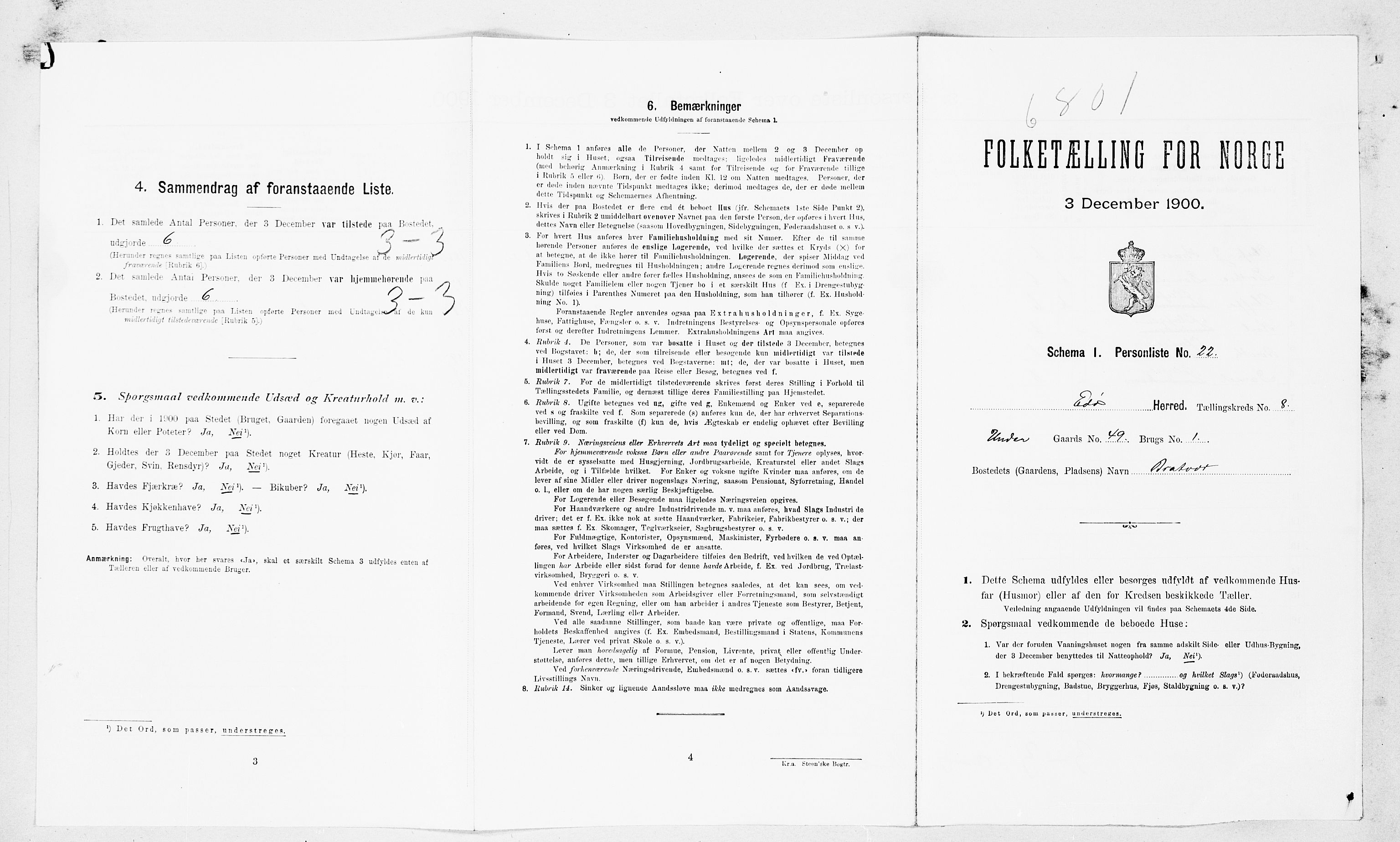 SAT, Folketelling 1900 for 1573 Edøy herred, 1900, s. 680