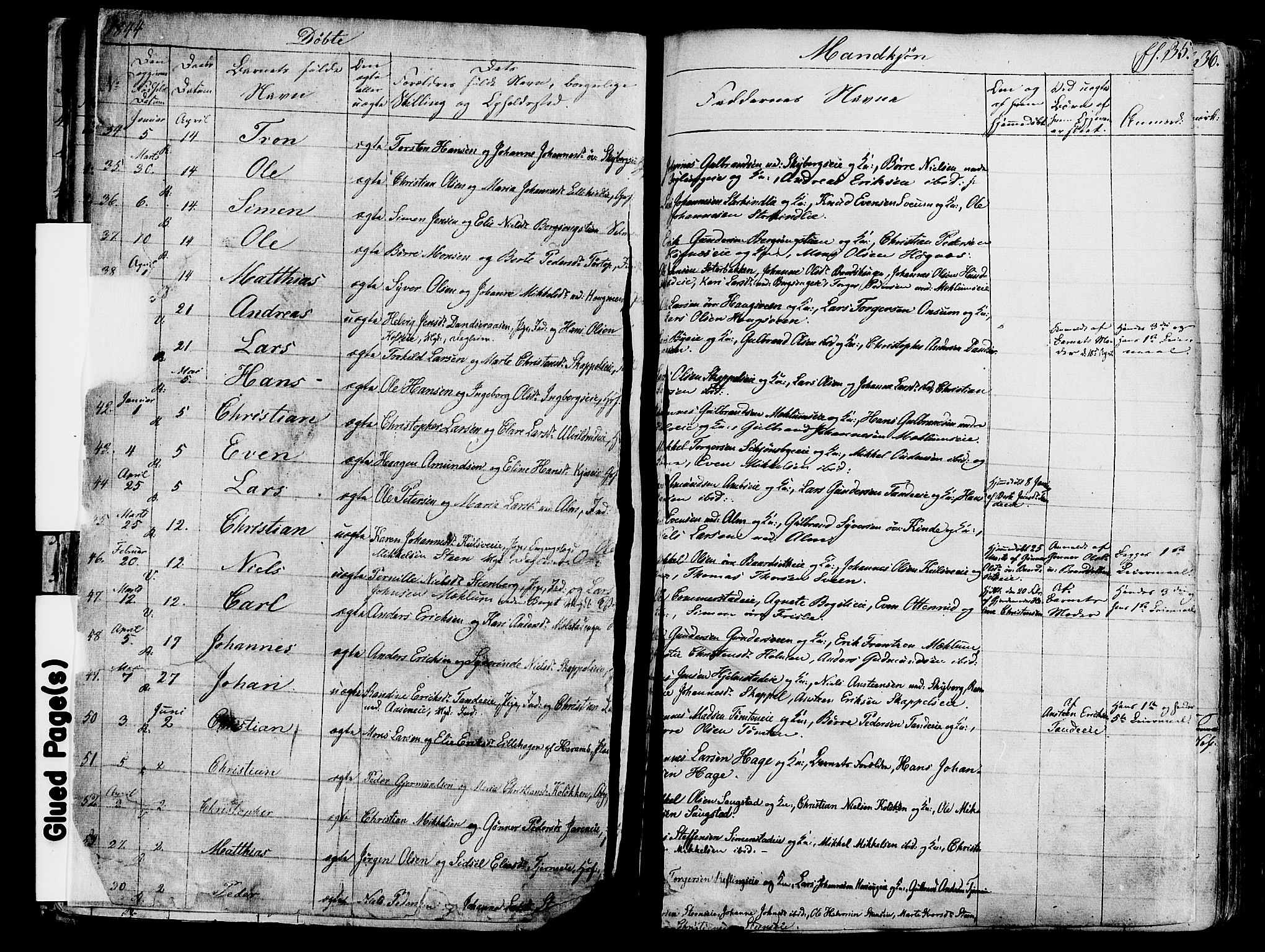 Ringsaker prestekontor, AV/SAH-PREST-014/K/Ka/L0008: Ministerialbok nr. 8, 1837-1850, s. 35