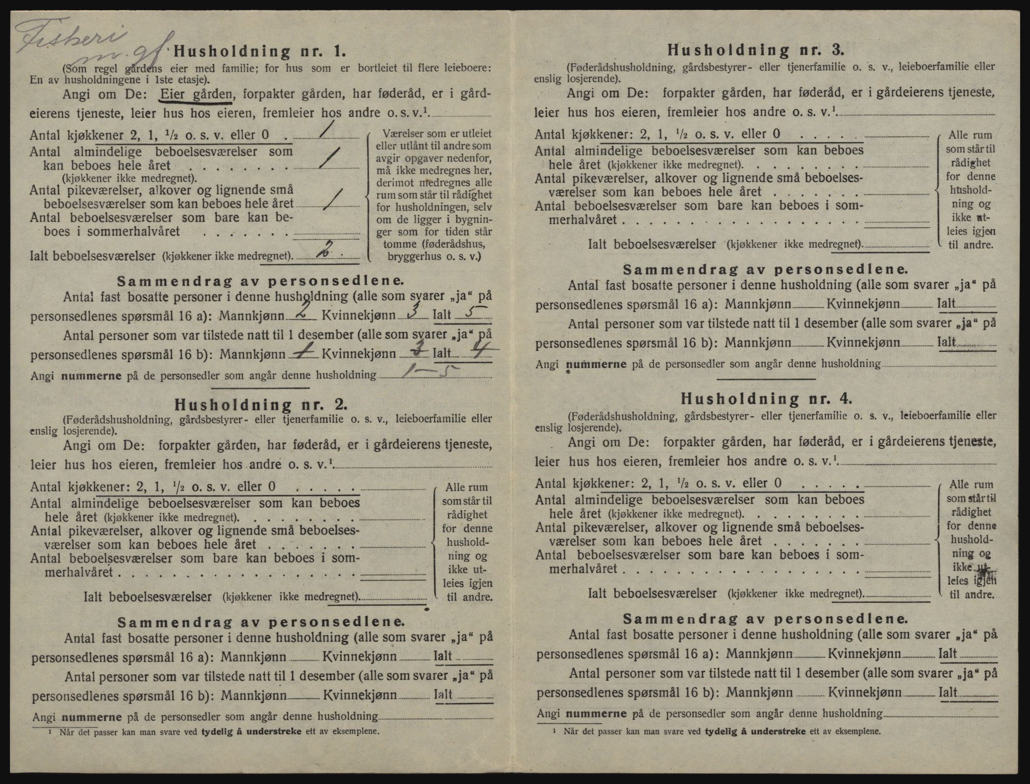 SATØ, Folketelling 1920 for 2015 Hasvik herred, 1920, s. 38