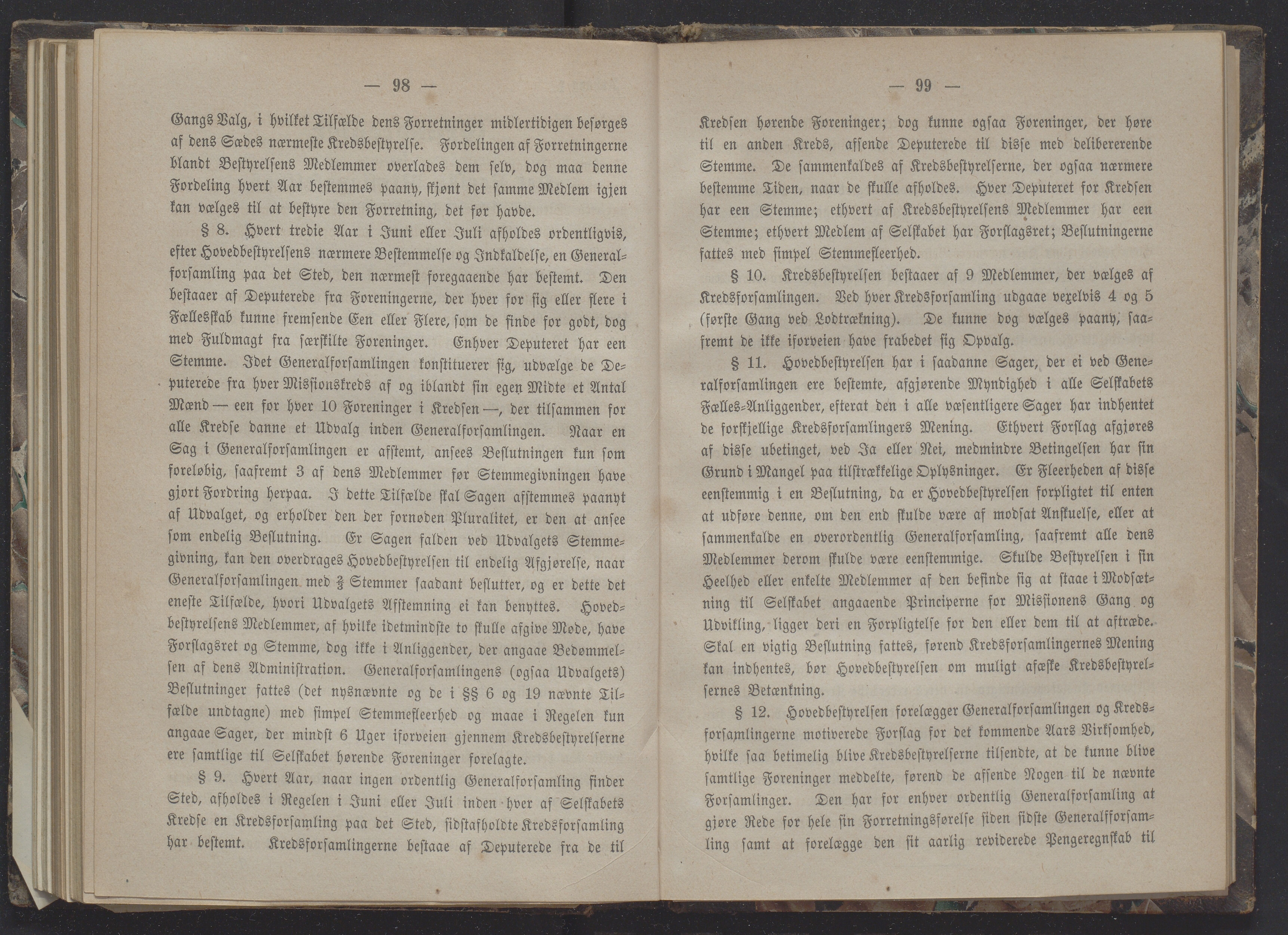 Det Norske Misjonsselskap - hovedadministrasjonen, VID/MA-A-1045/D/Db/Dba/L0337/0009: Beretninger, Bøker, Skrifter o.l   / Årsberetninger 28 , 1870, s. 98-99