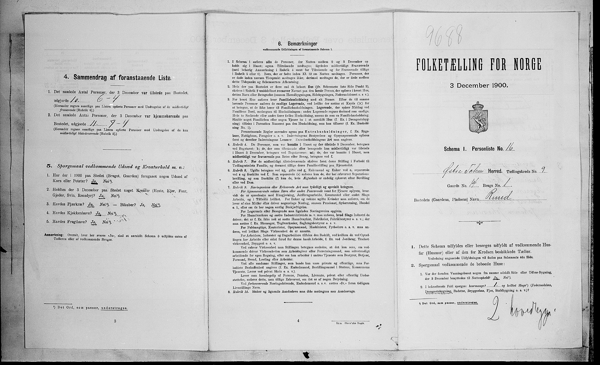 SAH, Folketelling 1900 for 0528 Østre Toten herred, 1900, s. 2526