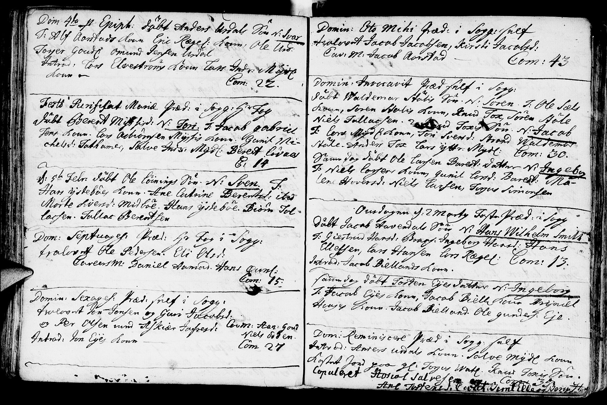 Sokndal sokneprestkontor, AV/SAST-A-101808: Ministerialbok nr. A 3, 1740-1806