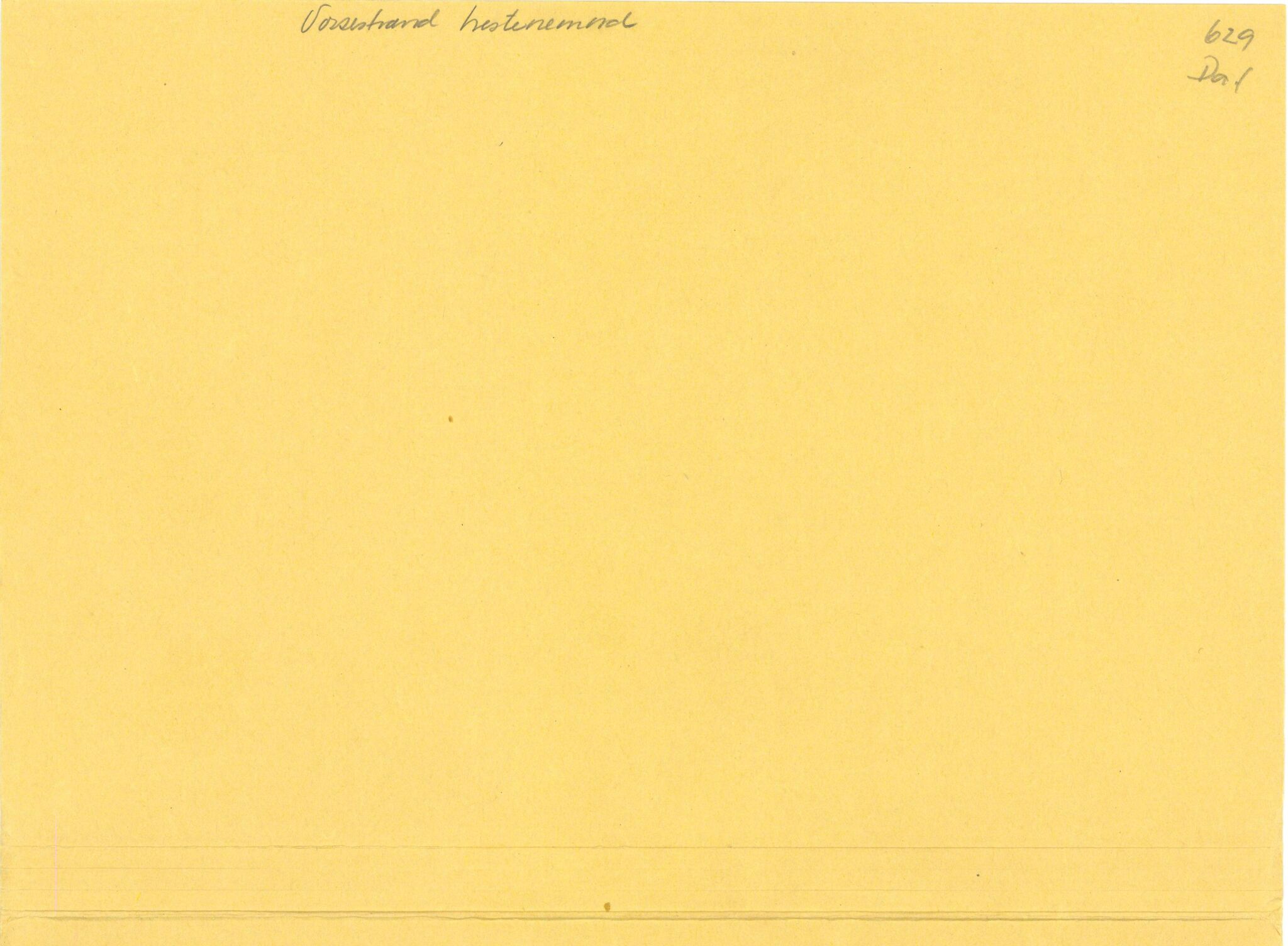 Vossestrand kommune. Hestenemnda, IKAH/1236-629/D/Da/L0001/0002: Korrespondanse / Rapportar om sal av hestar m/løyve og erklæringar , 1943-1945
