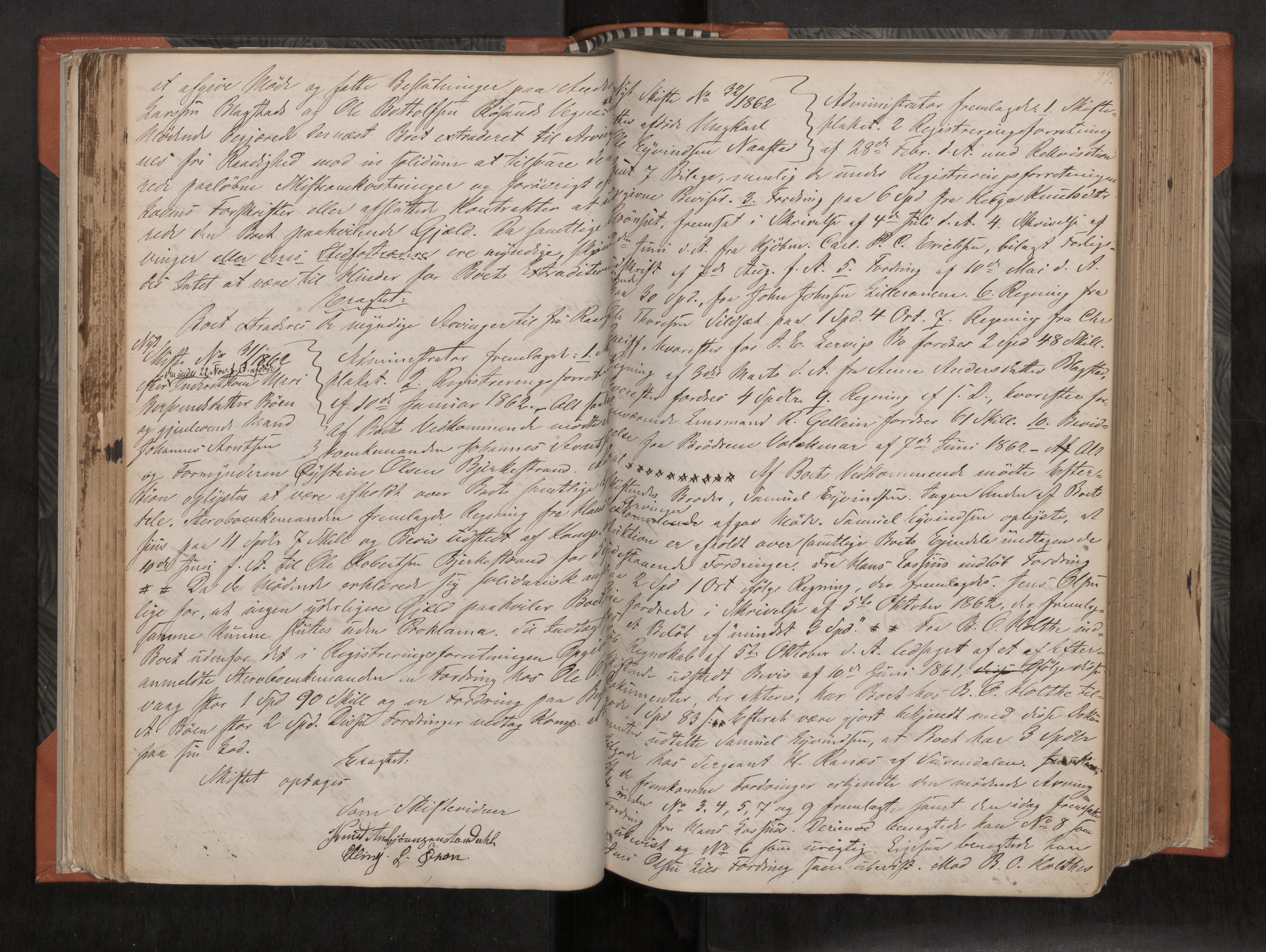 Nordmøre sorenskriveri, AV/SAT-A-4132/1/3/3B/L0002: Forhandlingsprotokoll nr. 02, 1860-1872, s. 84