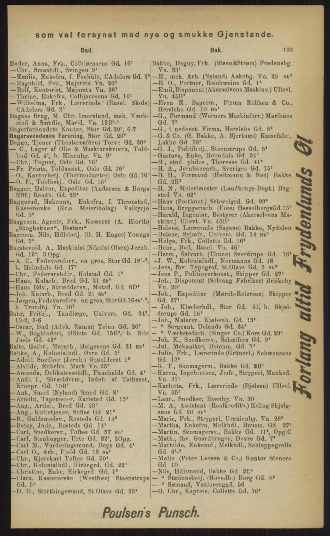 Kristiania/Oslo adressebok, PUBL/-, 1903, s. 193