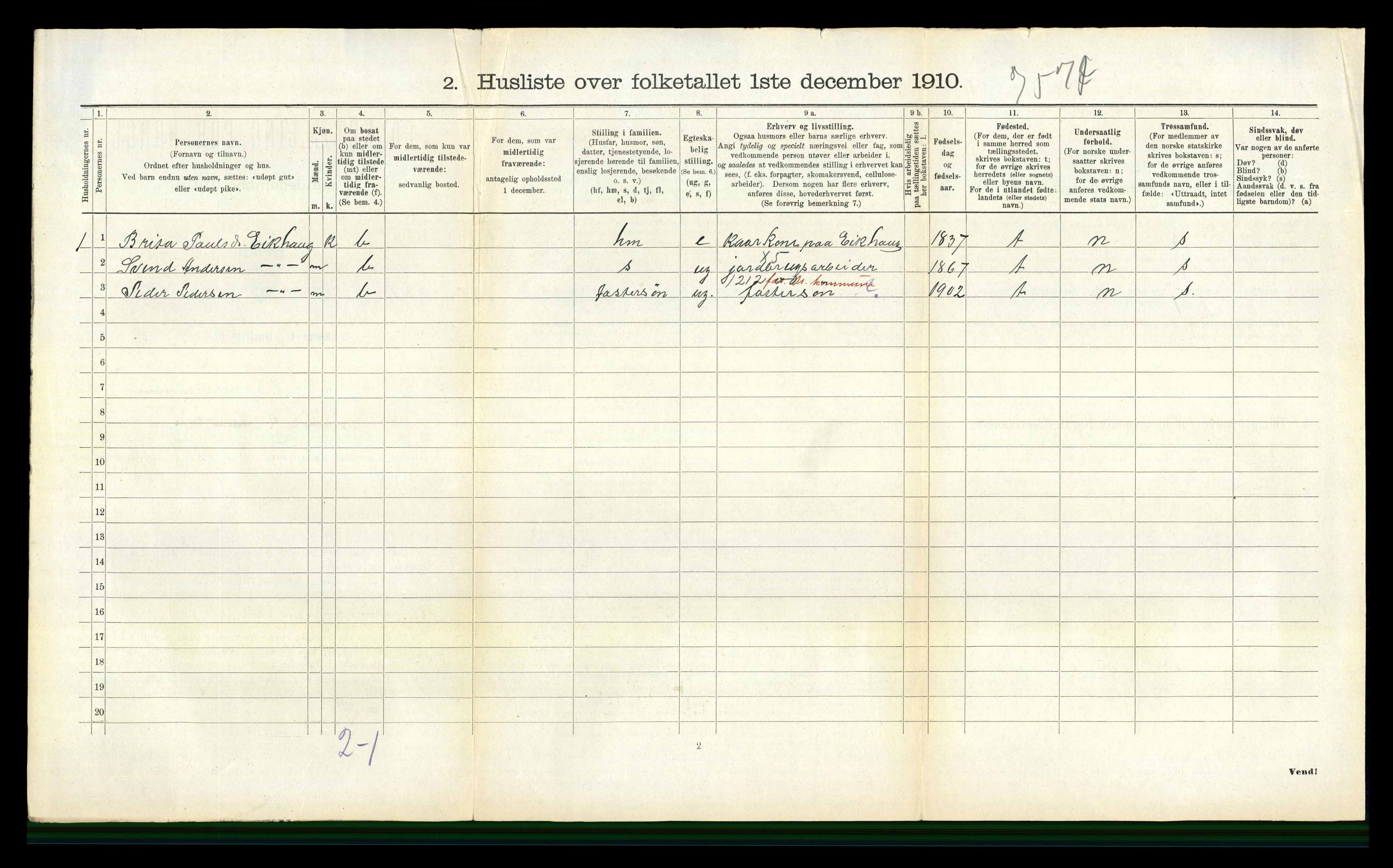 RA, Folketelling 1910 for 1243 Os herred, 1910, s. 117