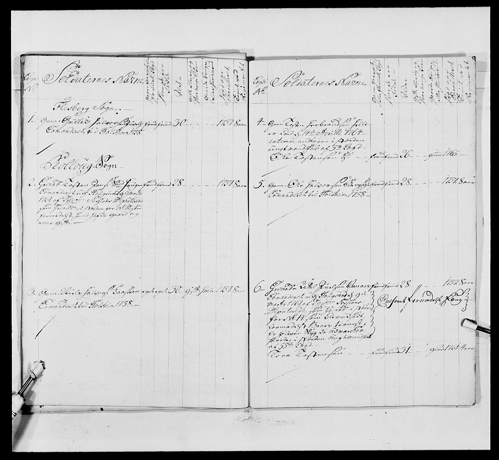 Kommanderende general (KG I) med Det norske krigsdirektorium, AV/RA-EA-5419/E/Ea/L0488: 1. Akershusiske regiment, 1765, s. 575