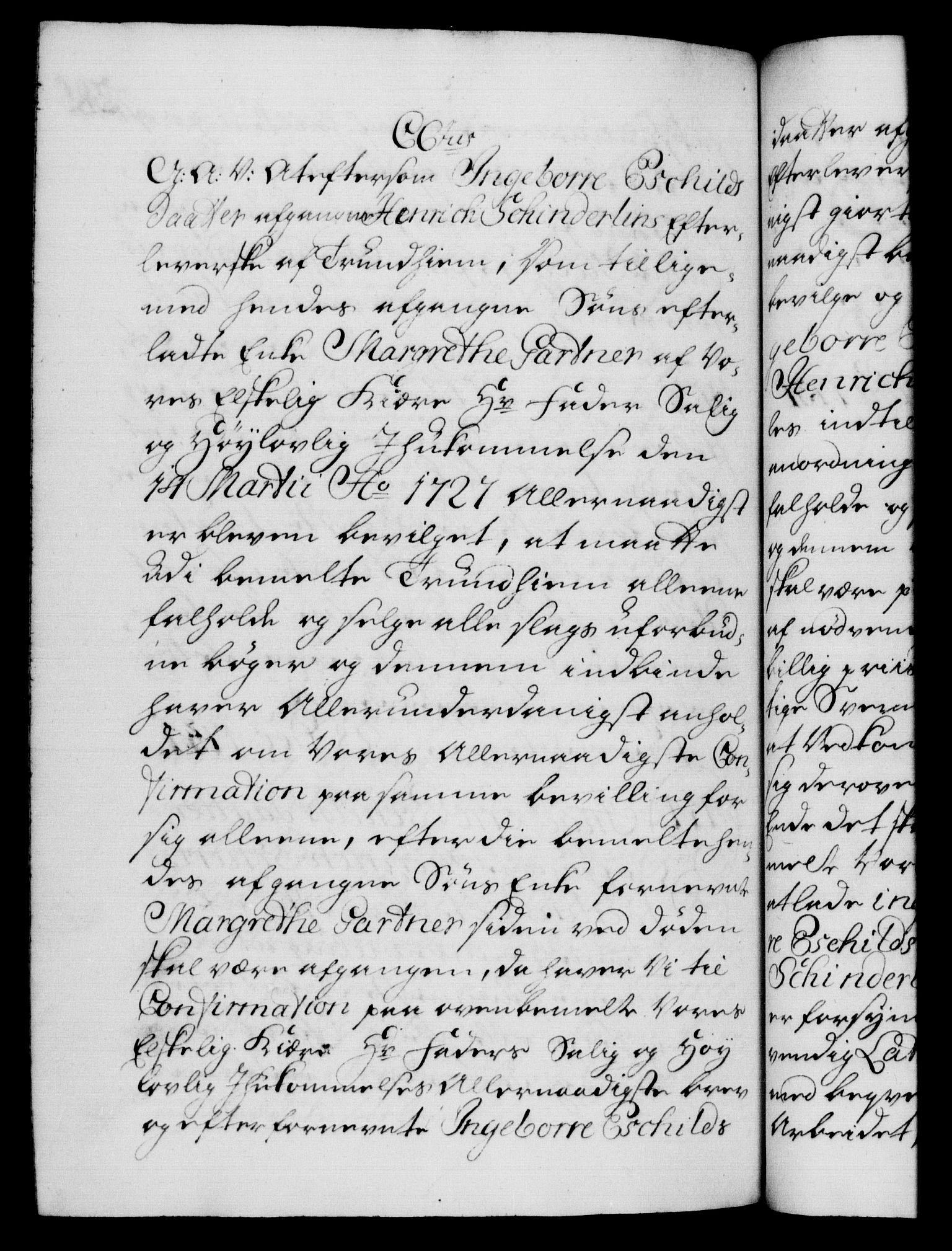 Danske Kanselli 1572-1799, RA/EA-3023/F/Fc/Fca/Fcaa/L0027: Norske registre, 1730-1732, s. 385b