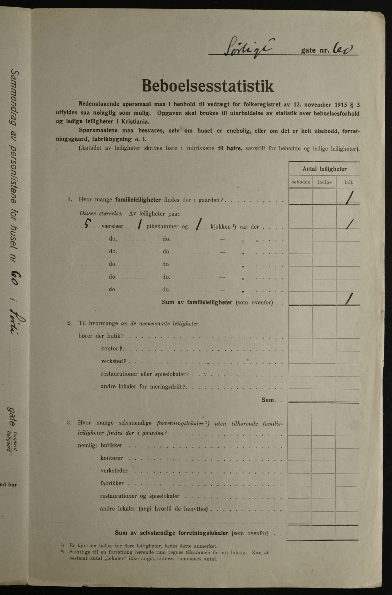 OBA, Kommunal folketelling 1.12.1923 for Kristiania, 1923, s. 118291