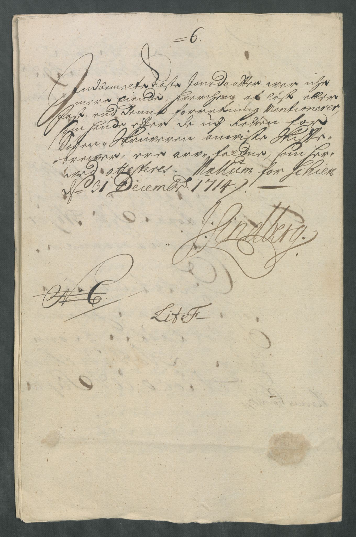 Rentekammeret inntil 1814, Reviderte regnskaper, Fogderegnskap, AV/RA-EA-4092/R36/L2126: Fogderegnskap Øvre og Nedre Telemark og Bamble, 1714, s. 235