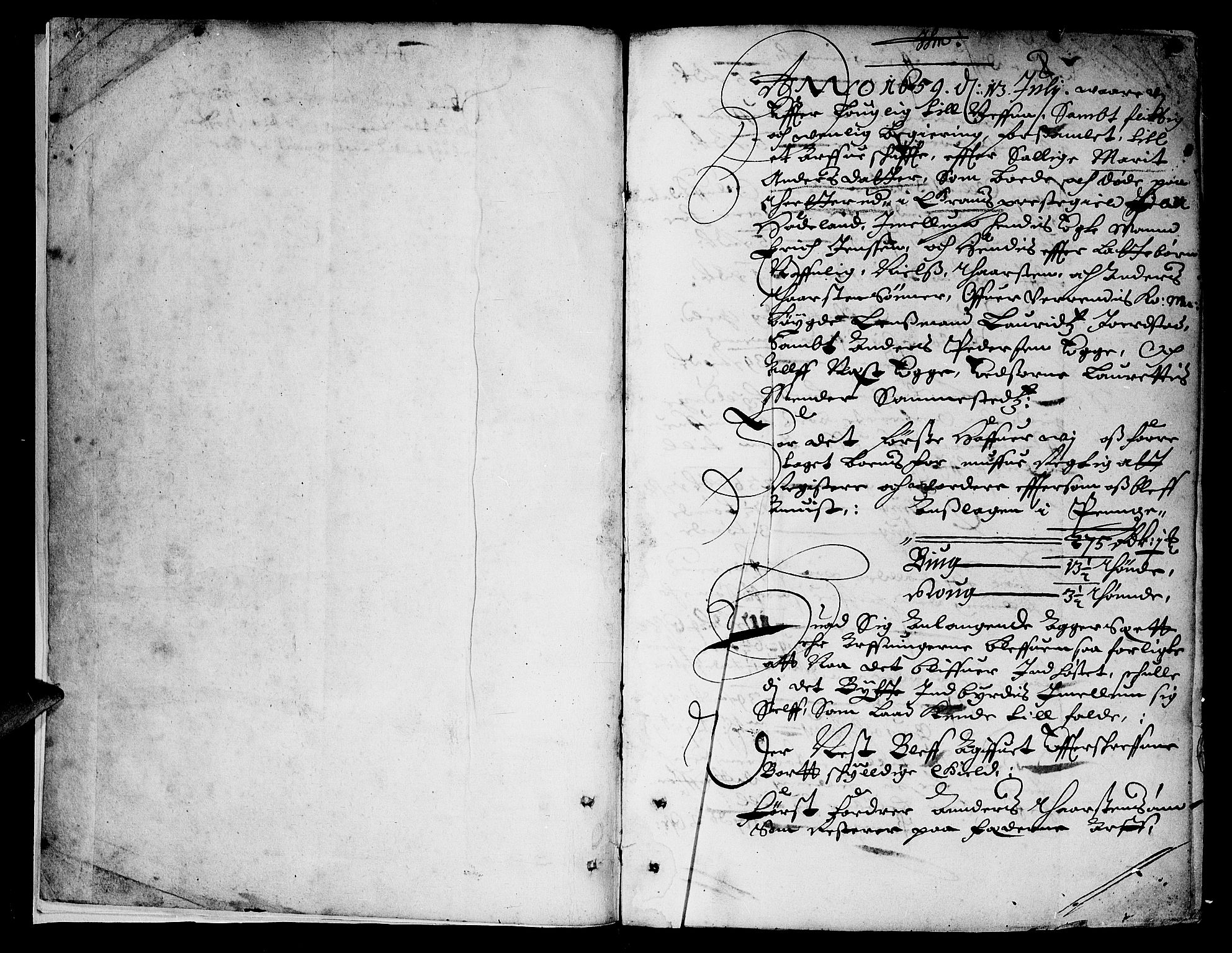 Hadeland, Land og Valdres sorenskriveri, SAH/TING-028/J/Ja/L0001: Skifteprotokoll, 1659-1666, s. 1b-2a