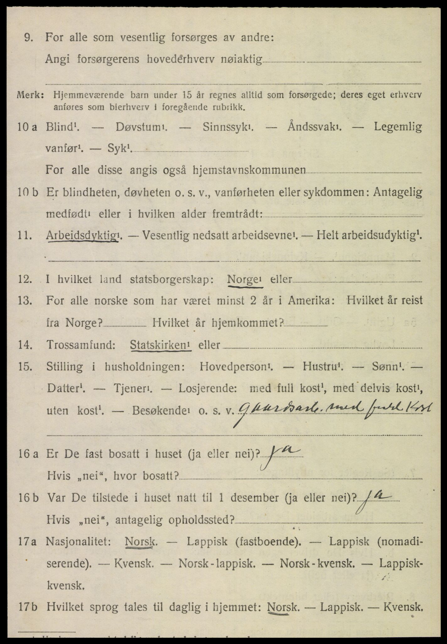 SAT, Folketelling 1920 for 1736 Snåsa herred, 1920, s. 3399