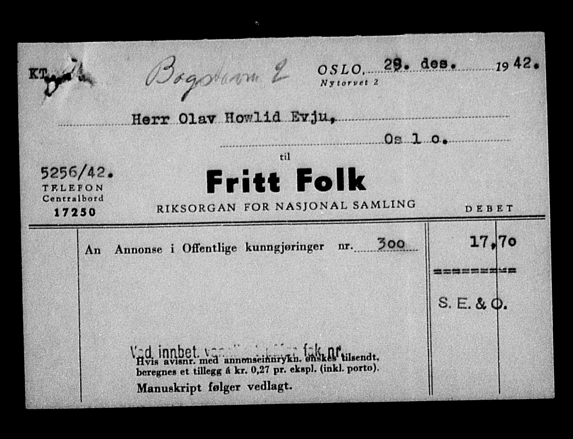 Justisdepartementet, Tilbakeføringskontoret for inndratte formuer, AV/RA-S-1564/H/Hc/Hcc/L0929: --, 1945-1947, s. 202