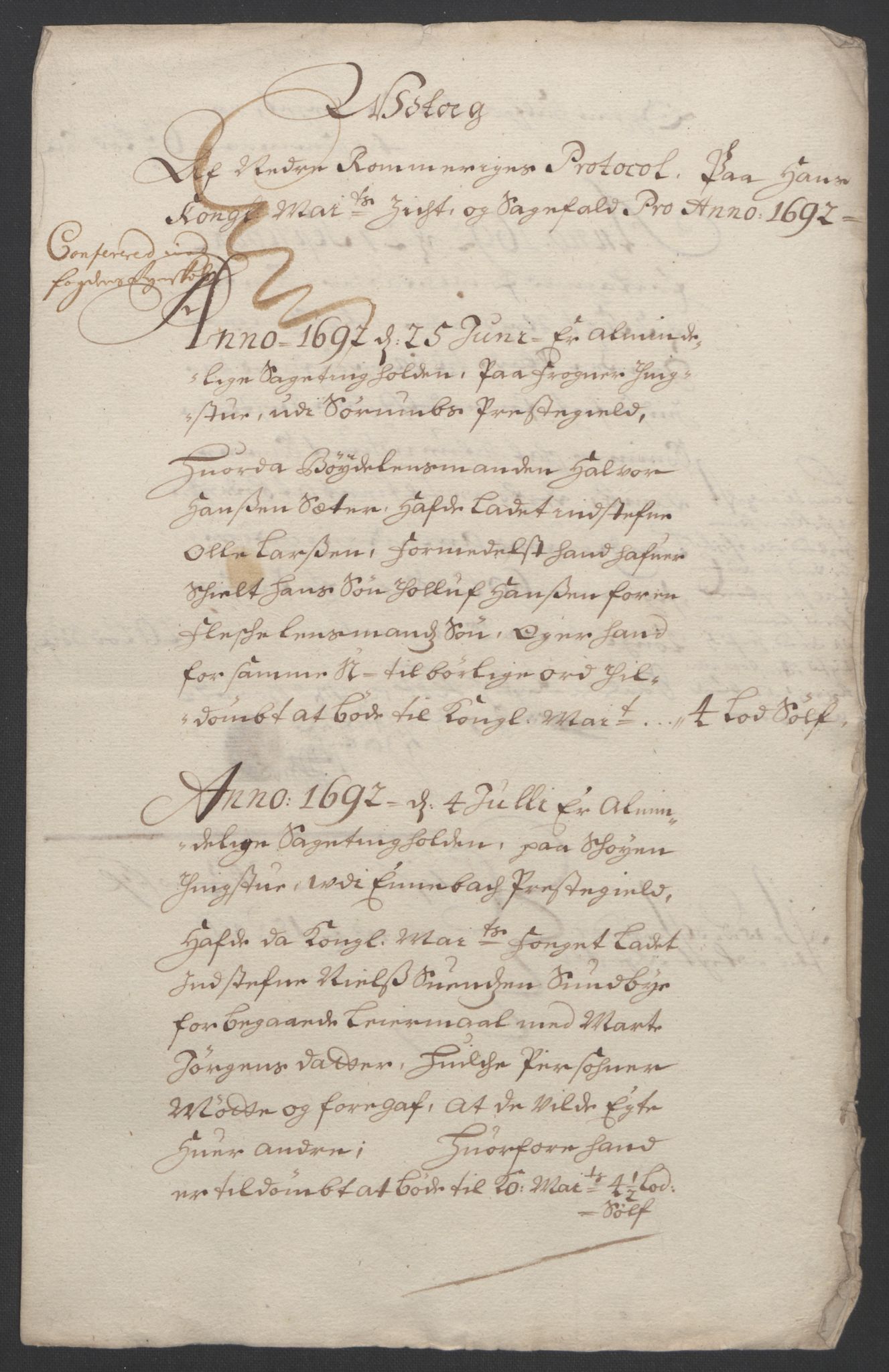 Rentekammeret inntil 1814, Reviderte regnskaper, Fogderegnskap, RA/EA-4092/R11/L0577: Fogderegnskap Nedre Romerike, 1692, s. 40