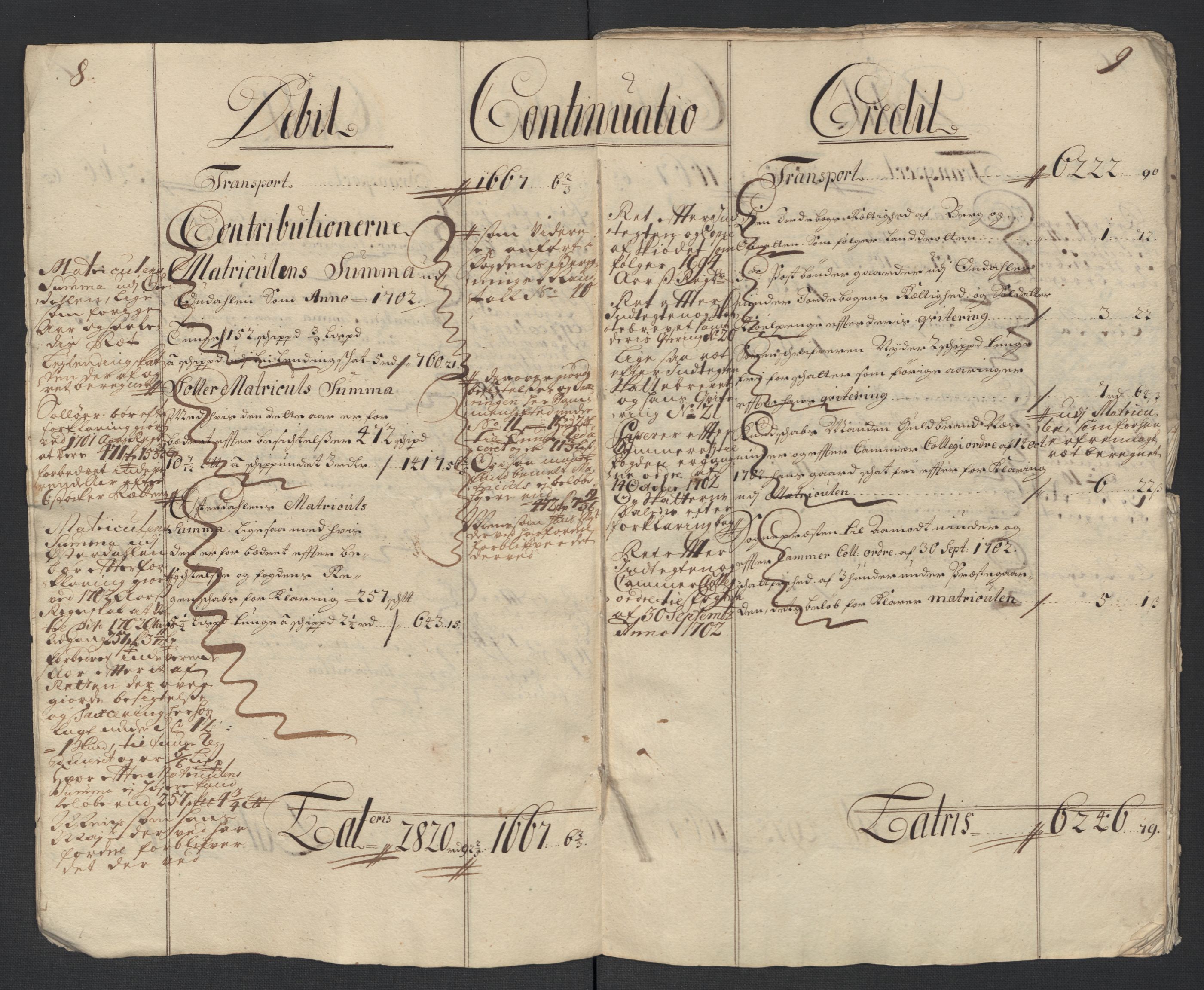 Rentekammeret inntil 1814, Reviderte regnskaper, Fogderegnskap, AV/RA-EA-4092/R13/L0841: Fogderegnskap Solør, Odal og Østerdal, 1703, s. 8