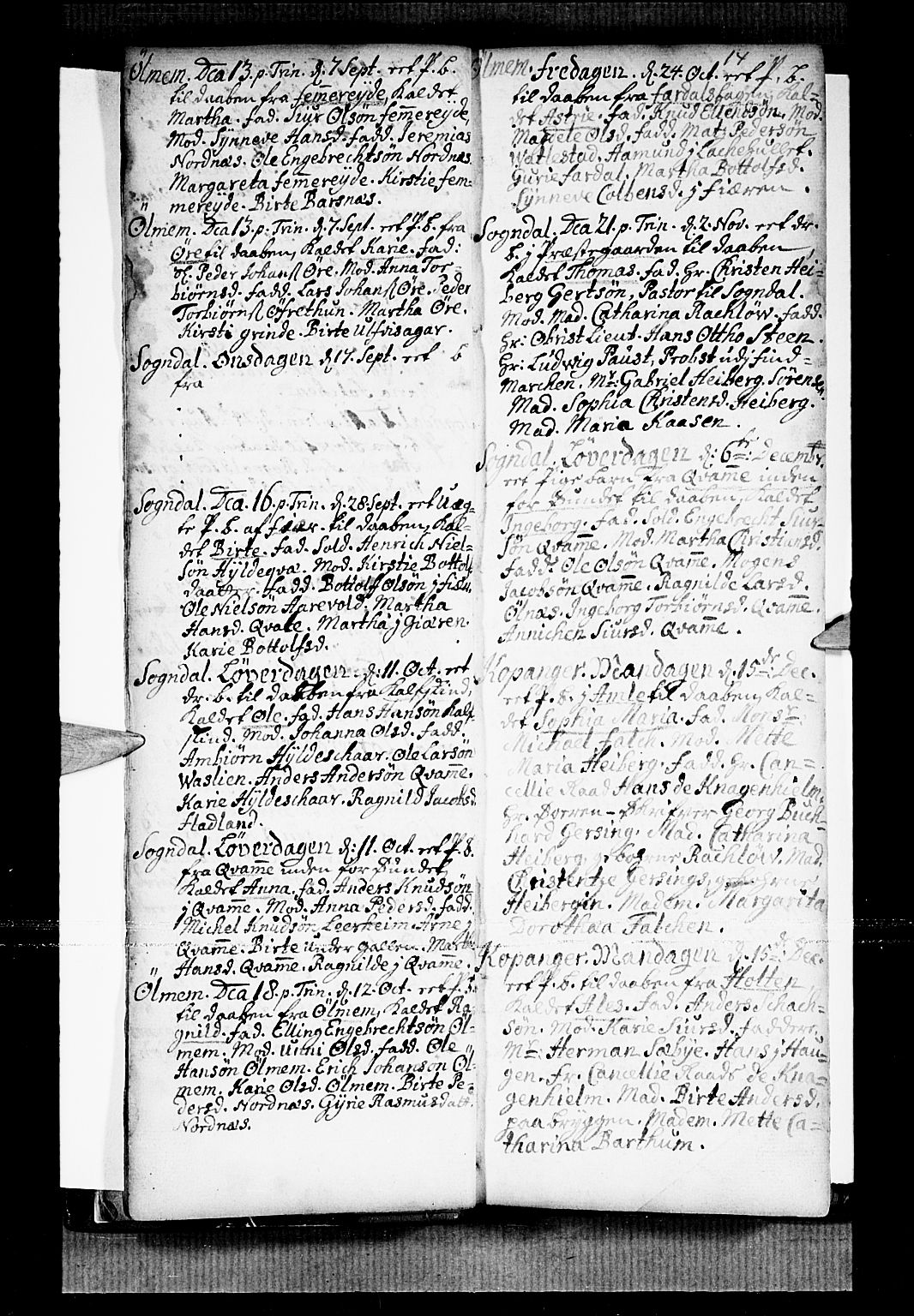 Sogndal sokneprestembete, AV/SAB-A-81301/H/Haa/Haaa/L0002: Ministerialbok nr. A 2, 1725-1741, s. 14